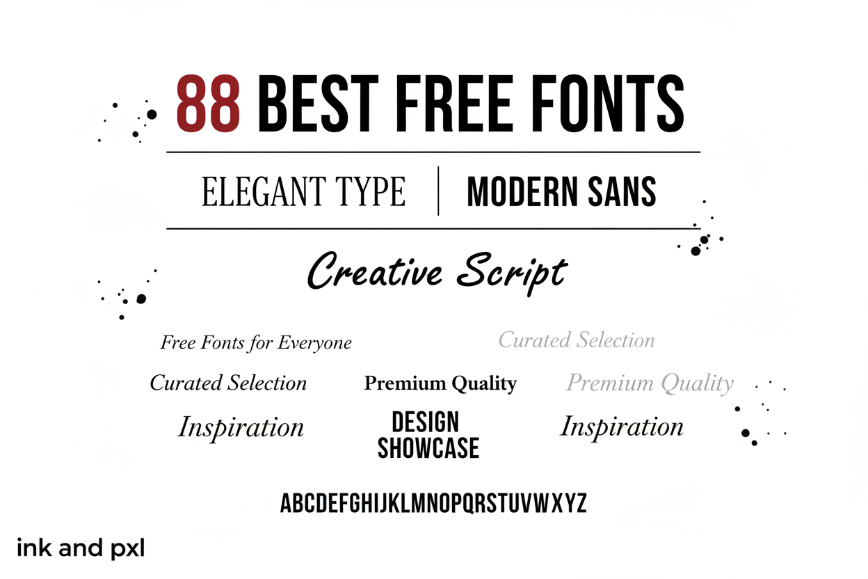 Best Free Fonts for Print on Demand and Font Preview Tool