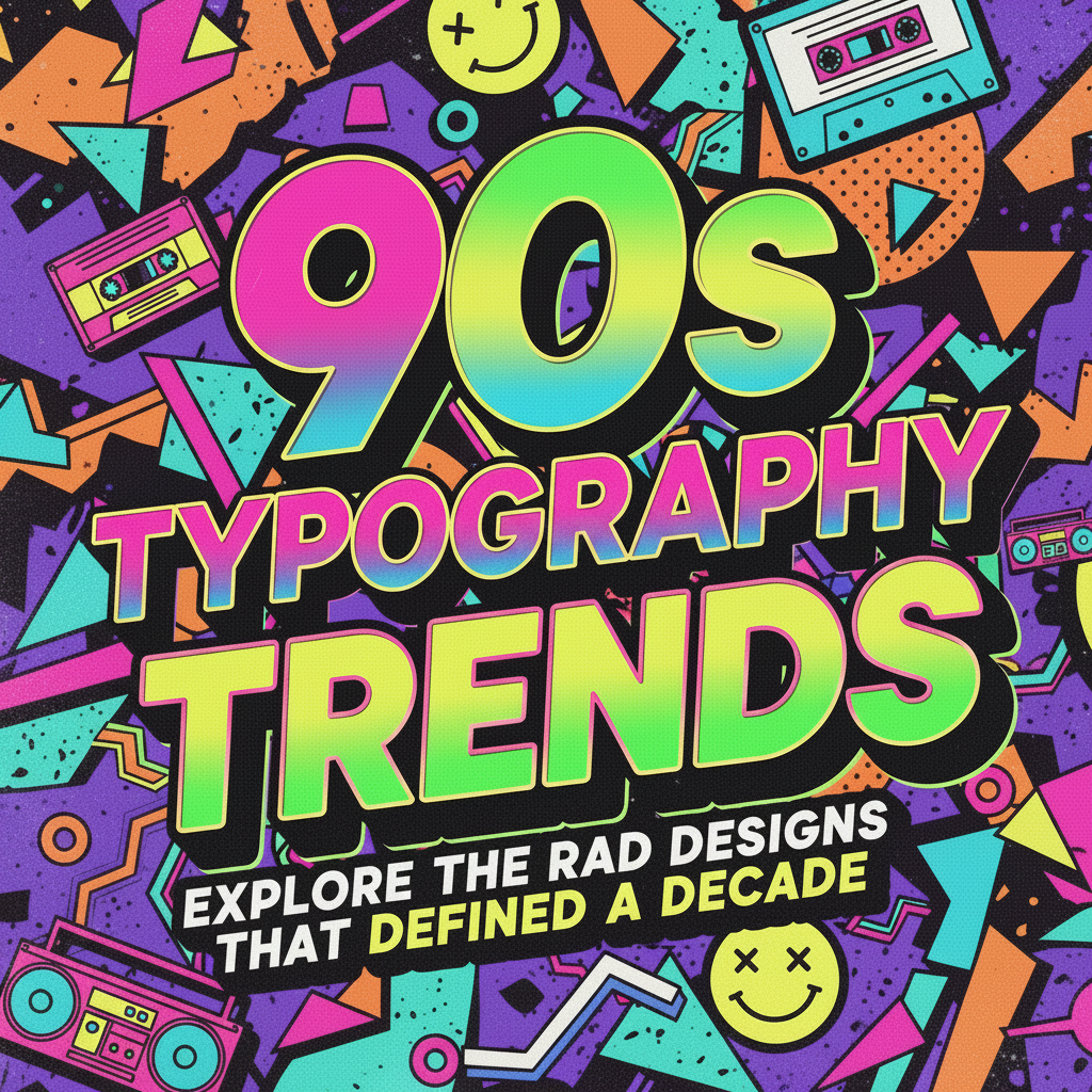 90s Typography Trends: 5 Graphic Design Styles That Defined the Era