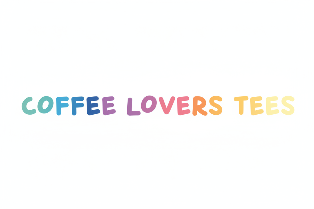 Coffee Typography T-Shirts for Coffee Lovers: 5 Bold Two-Word Designs That Say It All