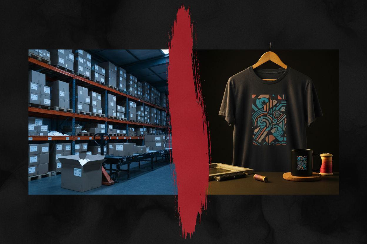 Dropshipping vs Print on Demand: What's the Difference and Which One Should You Start?