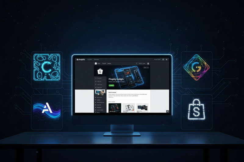 How I Built a Shopify Store With ChatGPT, Gemini, Claude, and Shopify AI (And What Each One Actually Did)