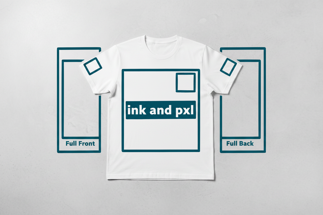 T-Shirt Print Size Guide: Exact Dimensions for Every Placement