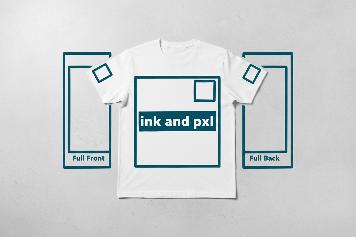 T-Shirt Print Size Guide: Exact Dimensions for Every Placement
