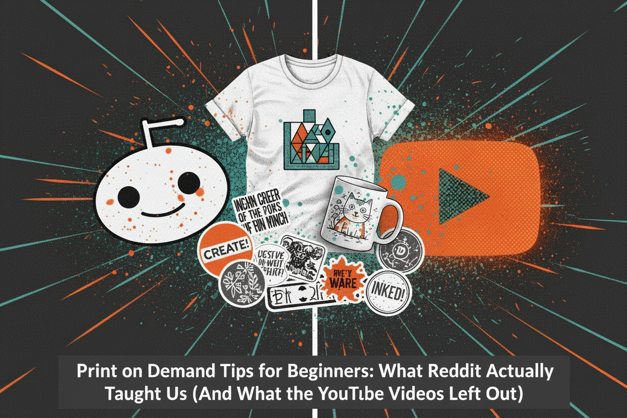 Print on Demand Tips for Beginners: What Reddit Actually Taught Us (And What the YouTube Videos Left Out)
