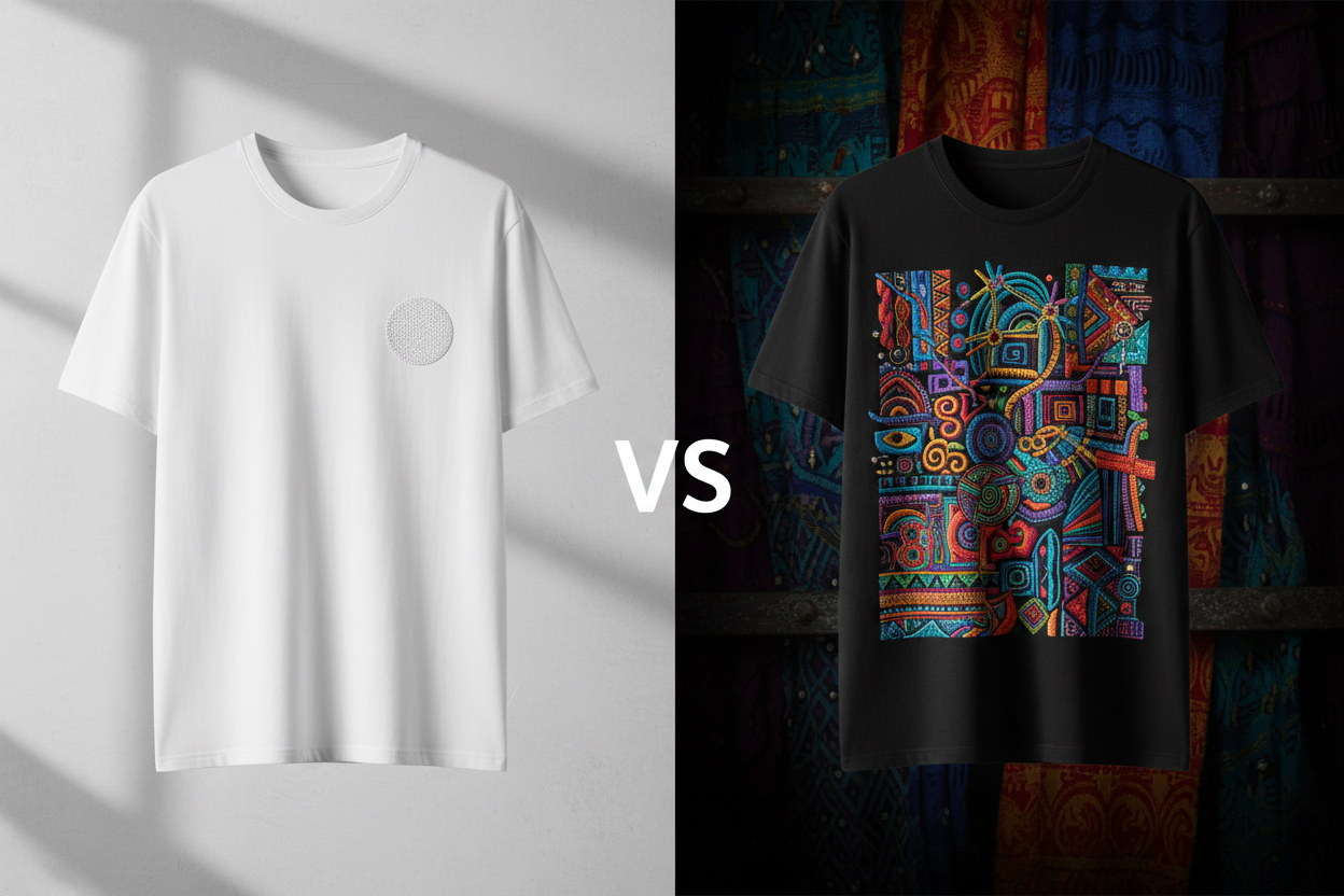 Tactile Minimalism vs Tactile Maximalism: Which Design Direction Is Right for Your Merch?