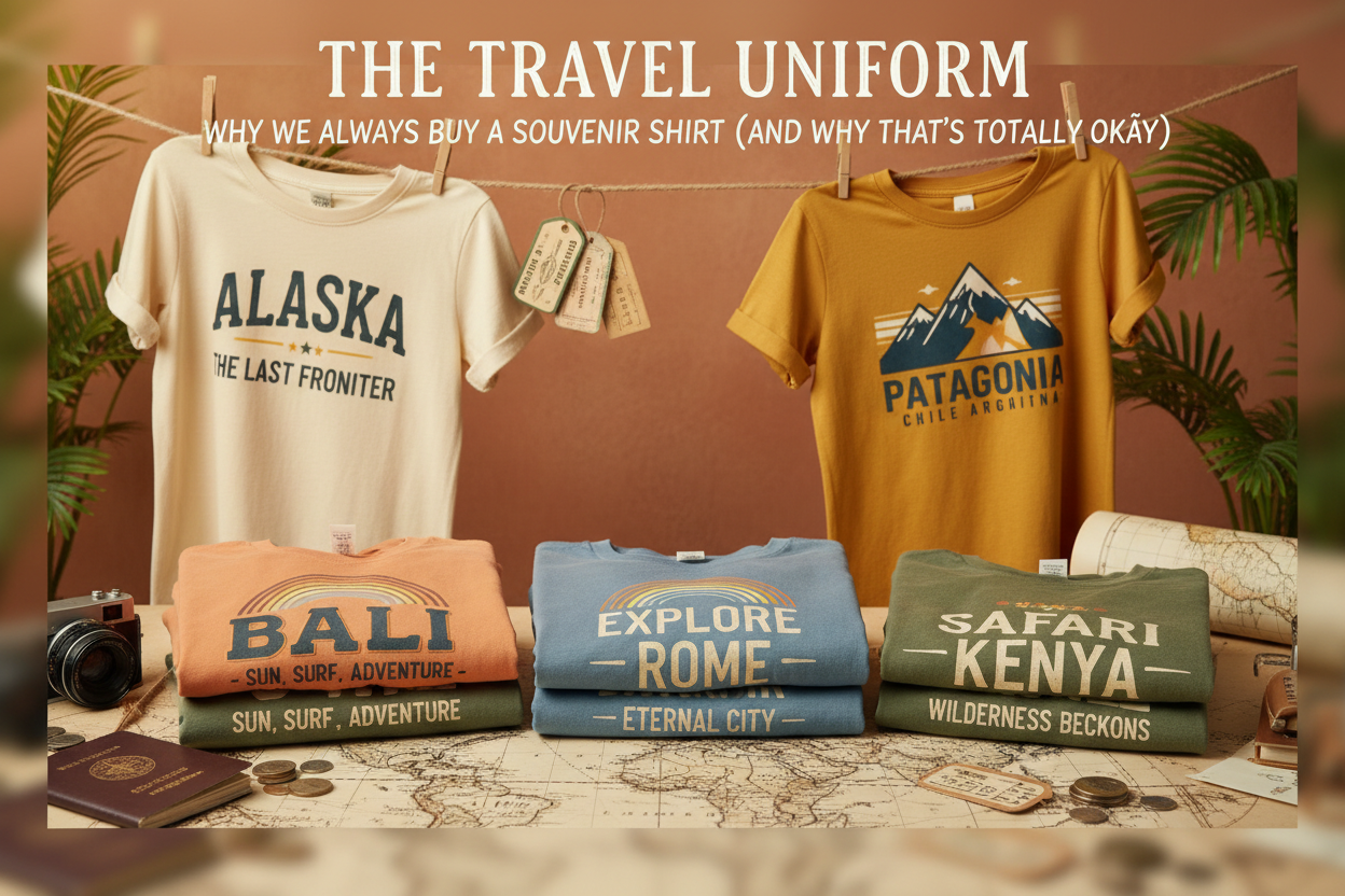 The Travel Uniform: Why We Always Buy a Souvenir Shirt (And Why That's Totally Okay)