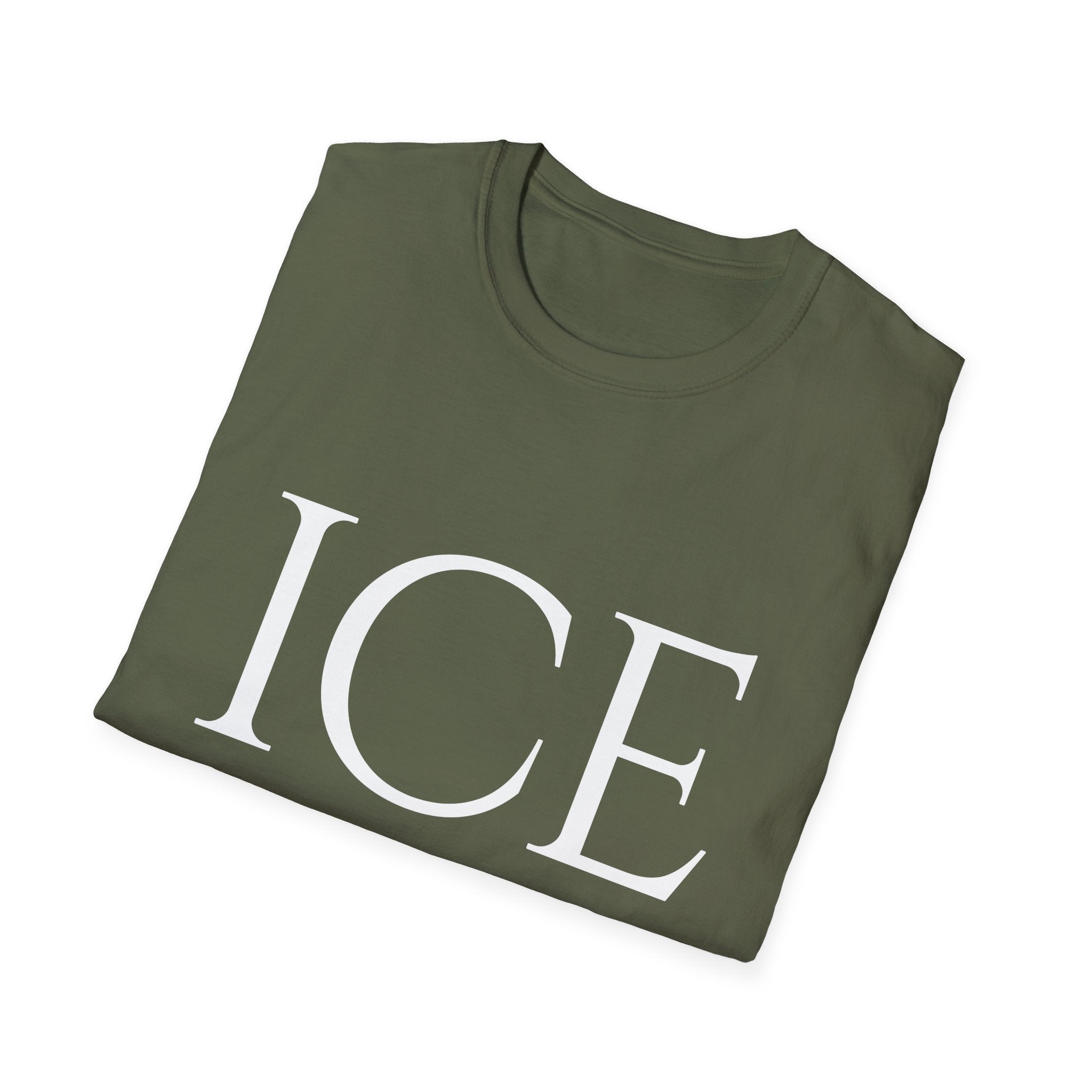 Winter Theme Minimalist Typography Graphic T-Shirt, Ice In My Veins Tee