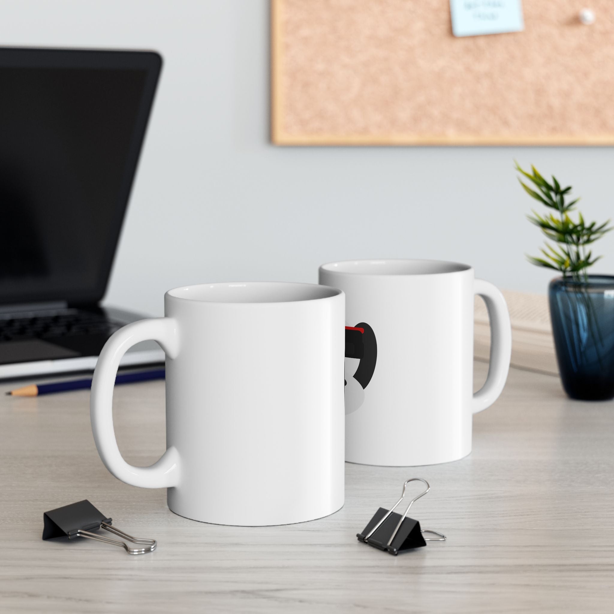 Dalmatian Ninja Dog Ceramic Mug | Cute Spotted Puppy Coffee Cup