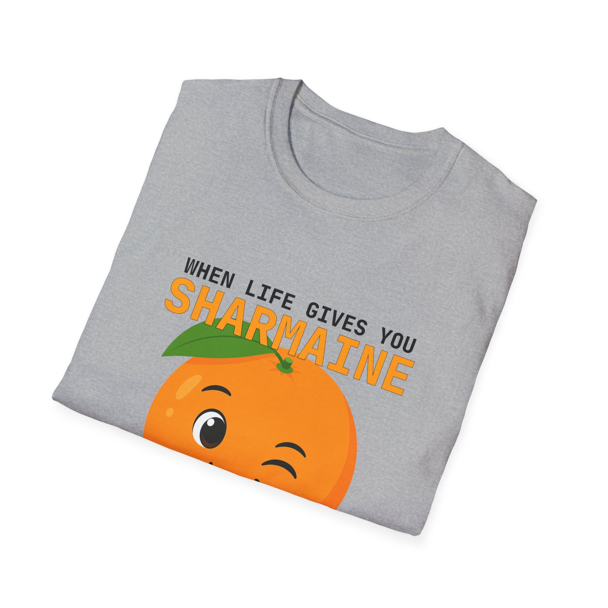 Funny Theme Typography Graphic T-Shirt: When Life Gives You Orange, Squeeze Every Drop of Opportunity