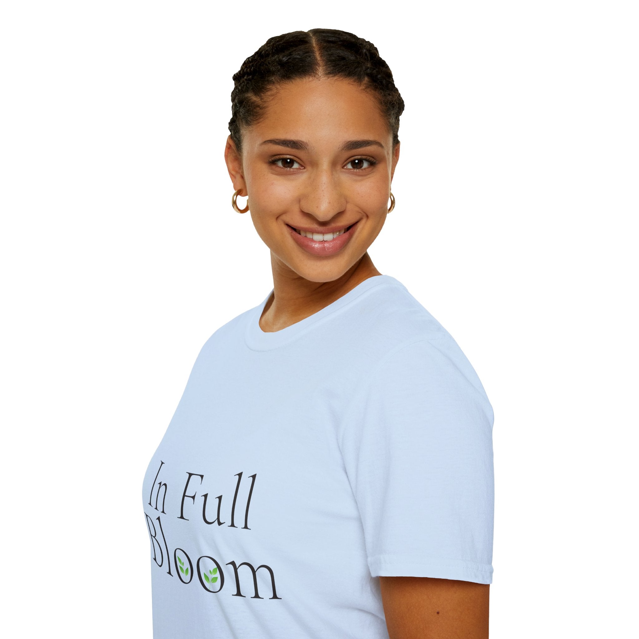 Spring Typography T-Shirt, In Full Bloom Garden Tee