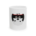 Dalmatian Ninja Dog Ceramic Mug | Cute Spotted Puppy Coffee Cup
