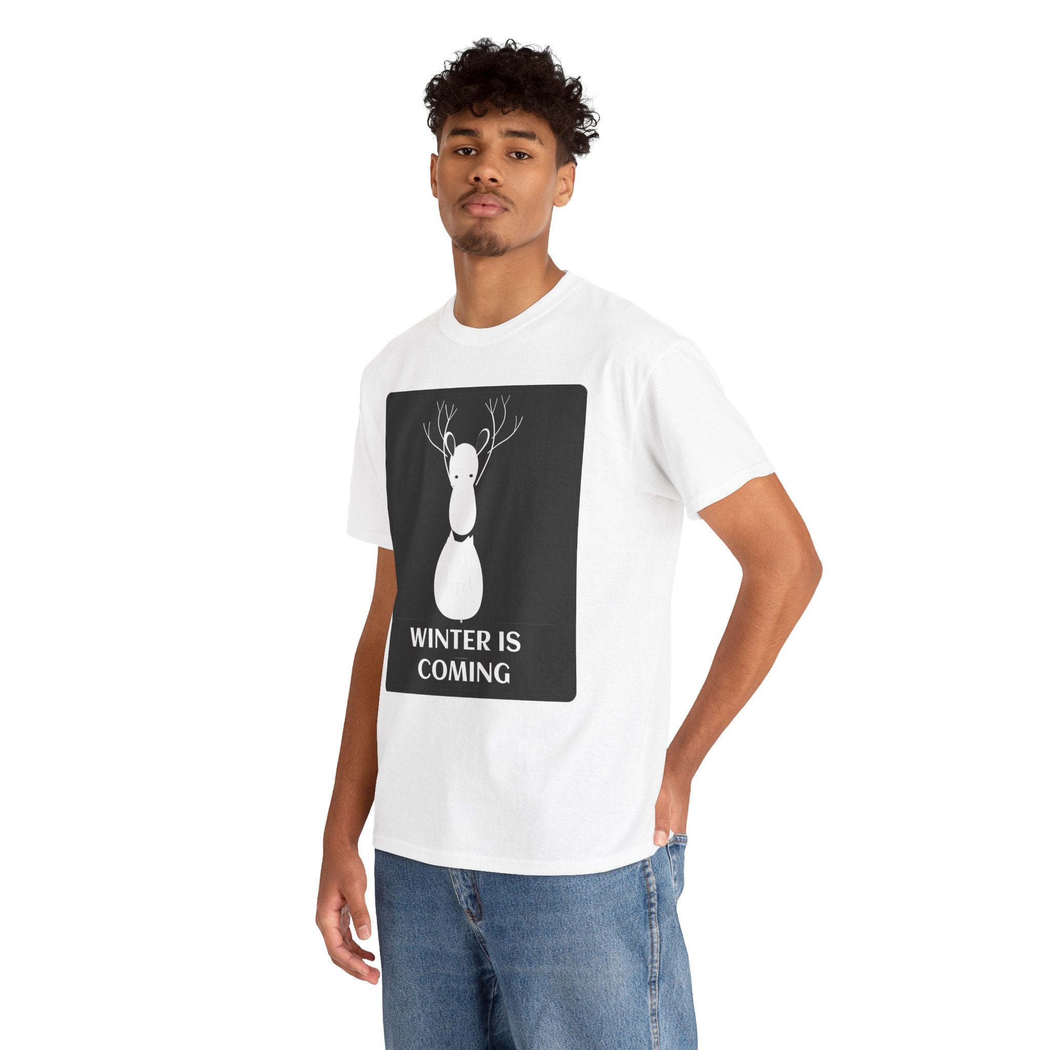 Winter Holiday Graphic T-Shirt | Cozy Snowy Cotton Tee