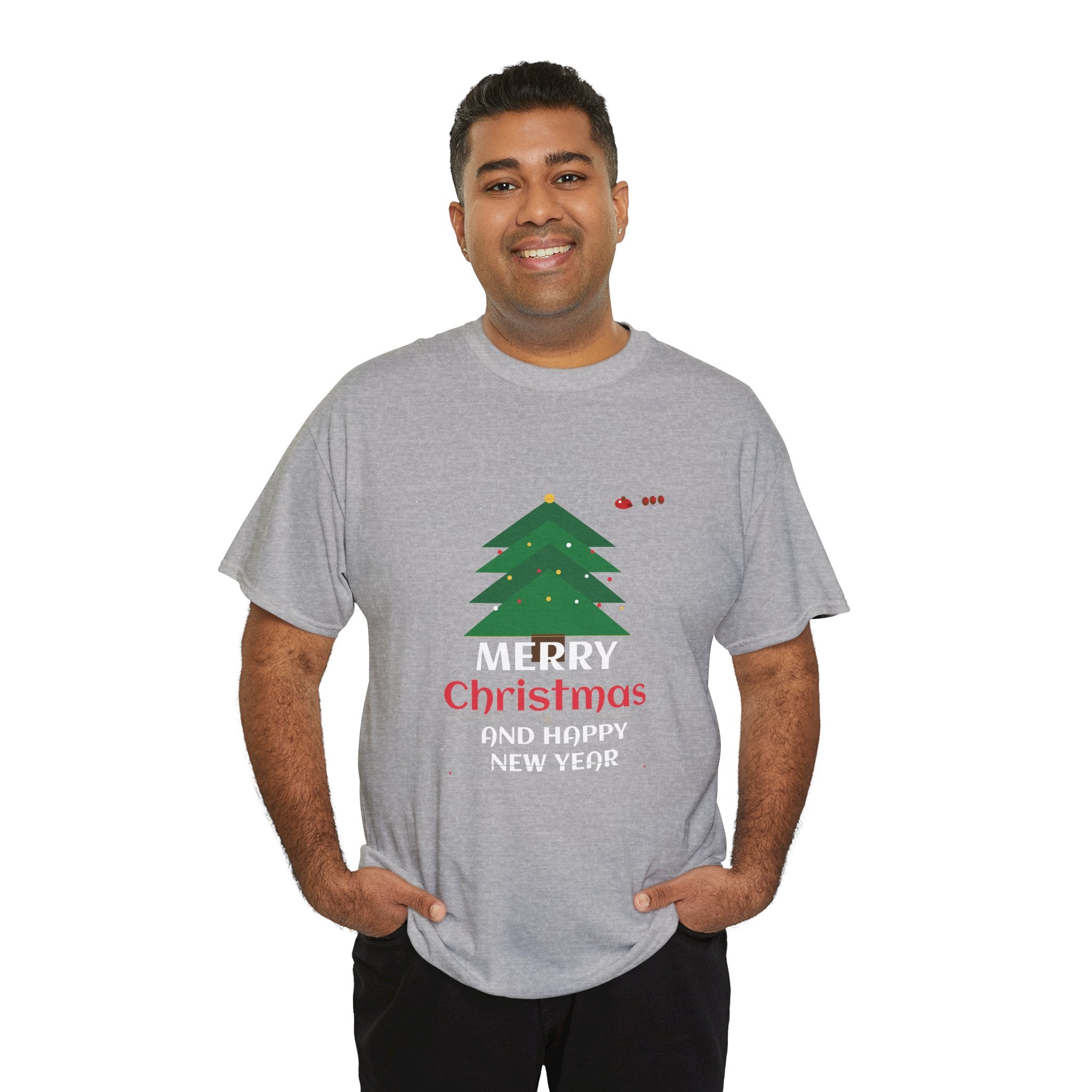 Merry Christmas Holiday Graphic T-Shirt | Festive Cotton Tee