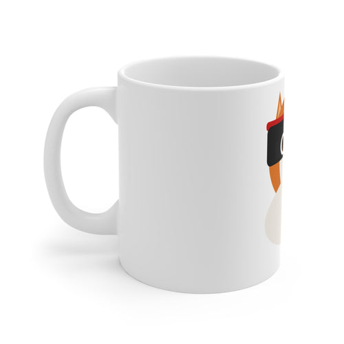 Corgi Ninja Dog Ceramic Mug | Cute Funny Dog Coffee Cup