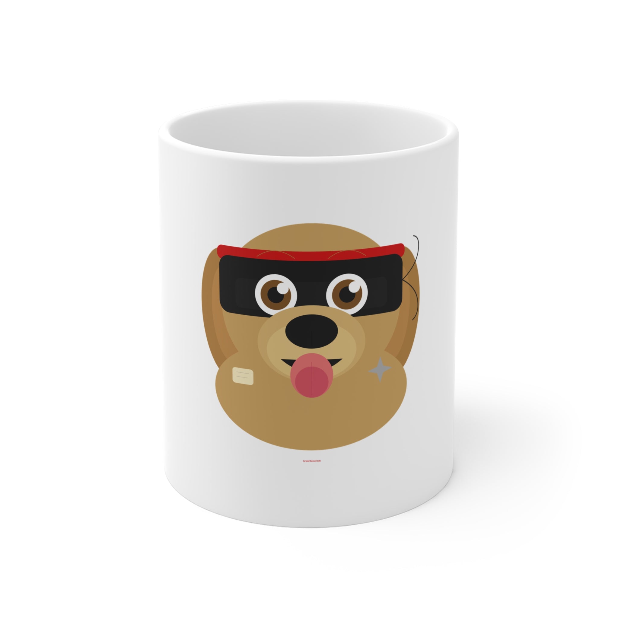 Labrador Retriever Ninja Dog Ceramic Mug | Funny Dog Lover Coffee Cup