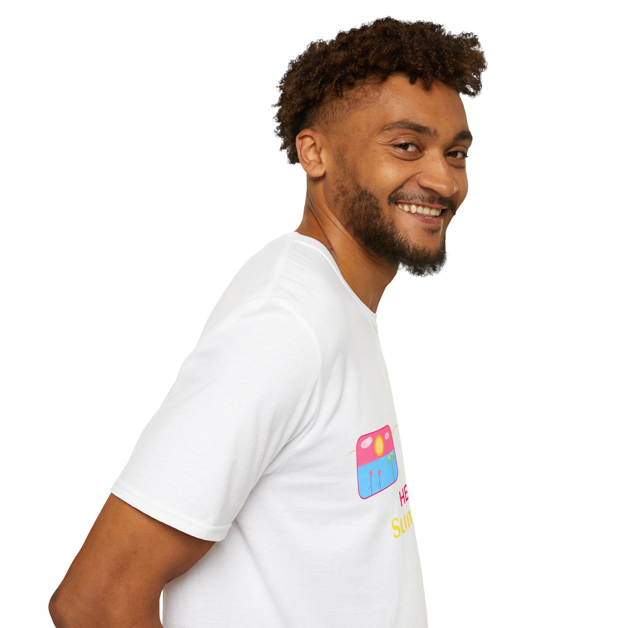 Summer Vibes Lightweight Beach T-Shirt | Soft Ring-Spun Cotton Tee