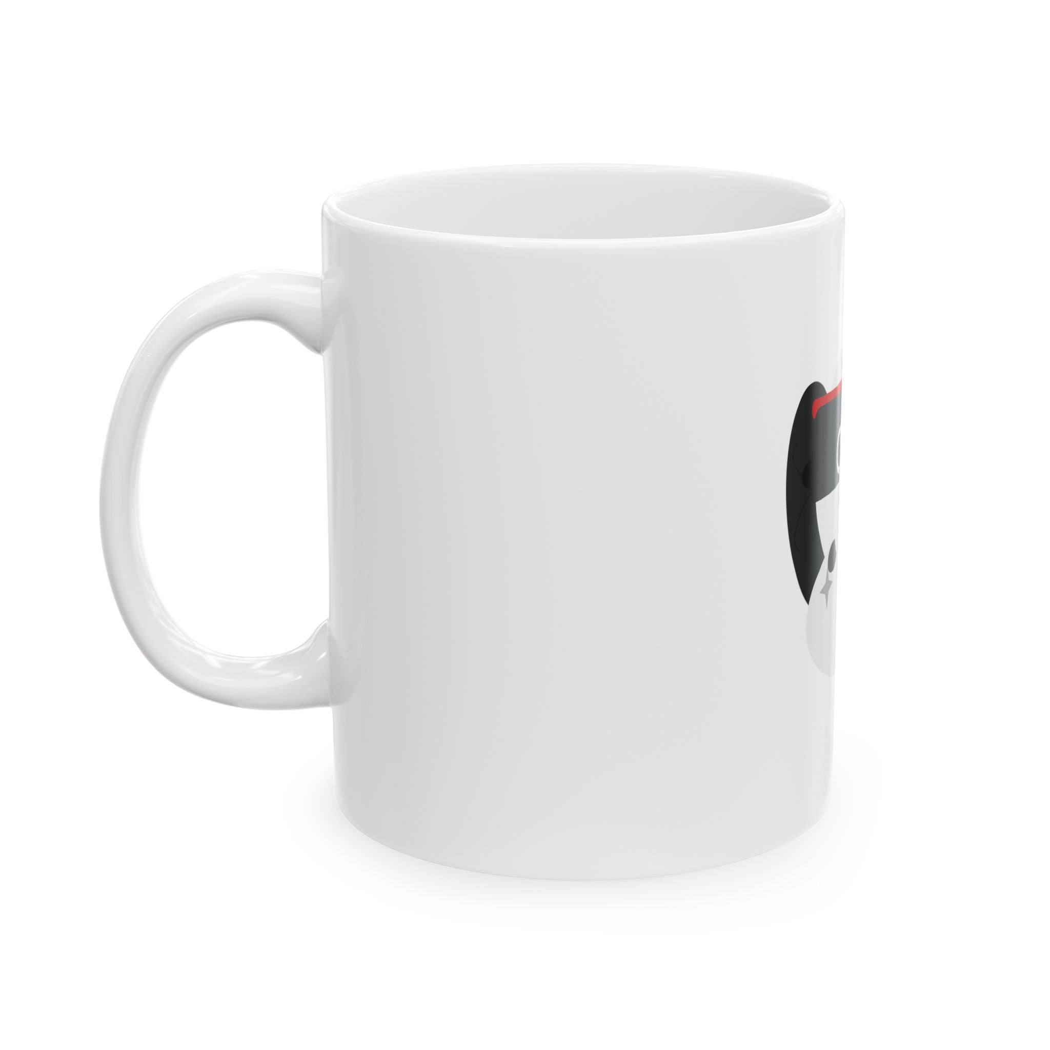 Dalmatian Ninja Dog Ceramic Mug | Cute Spotted Puppy Coffee Cup