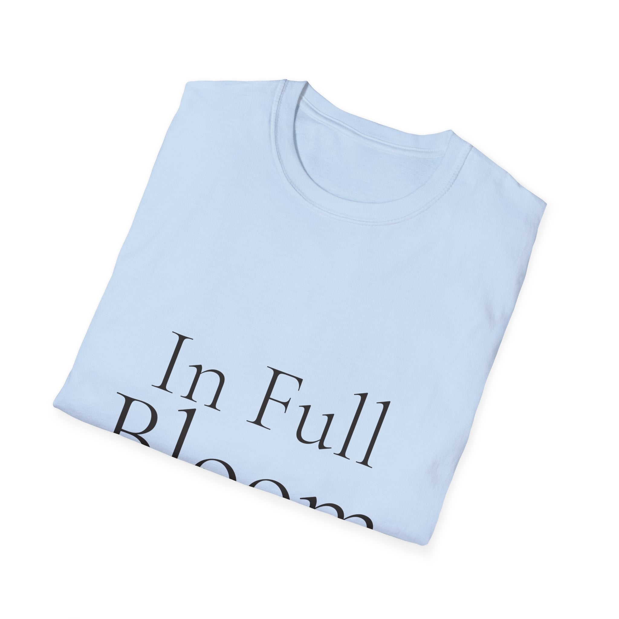 Spring Typography T-Shirt, In Full Bloom Garden Tee