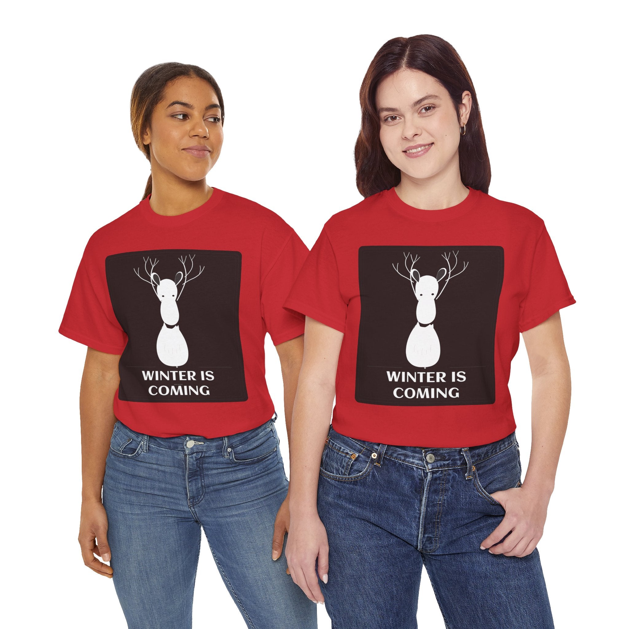 Winter Holiday Graphic T-Shirt | Cozy Snowy Cotton Tee