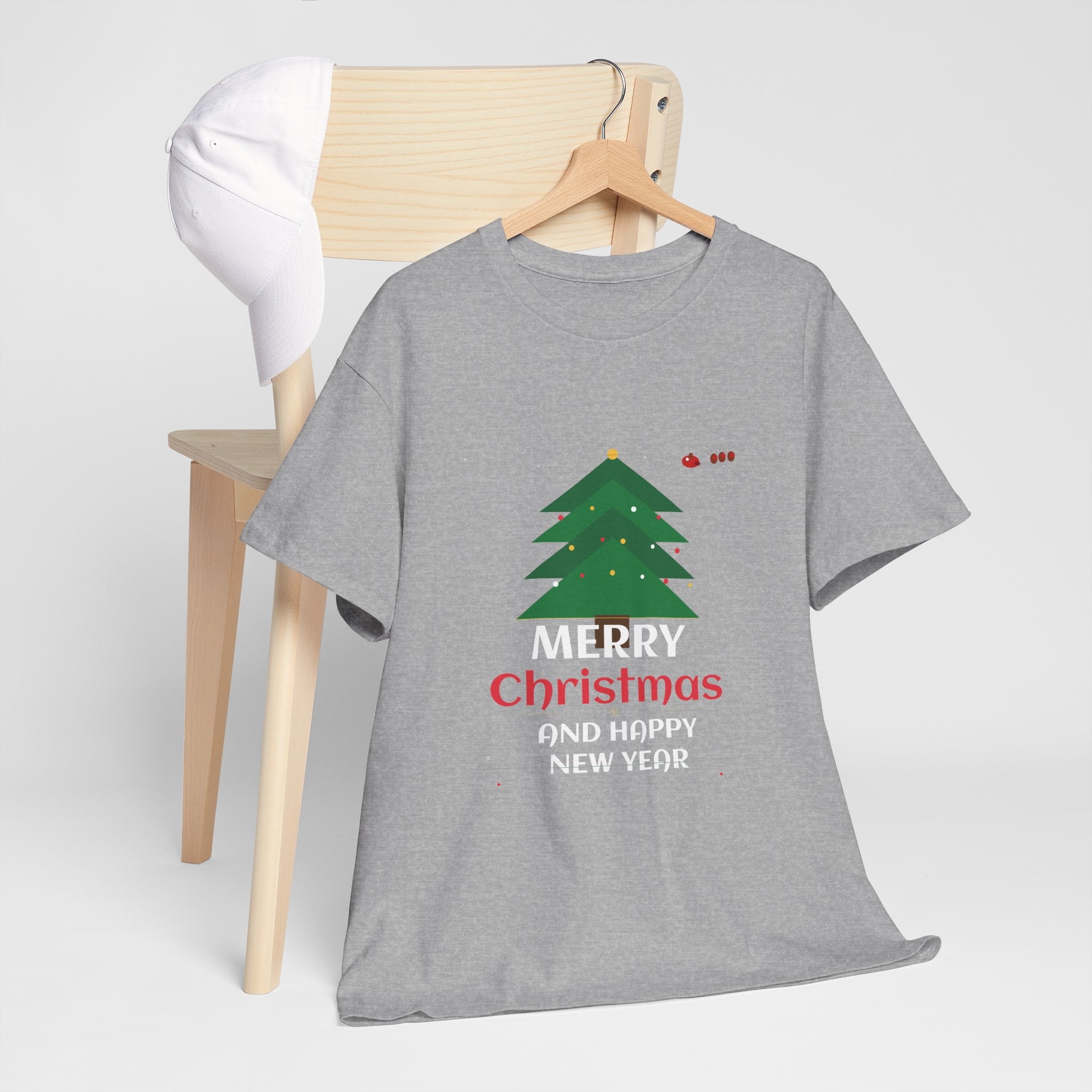 Merry Christmas Holiday Graphic T-Shirt | Festive Cotton Tee