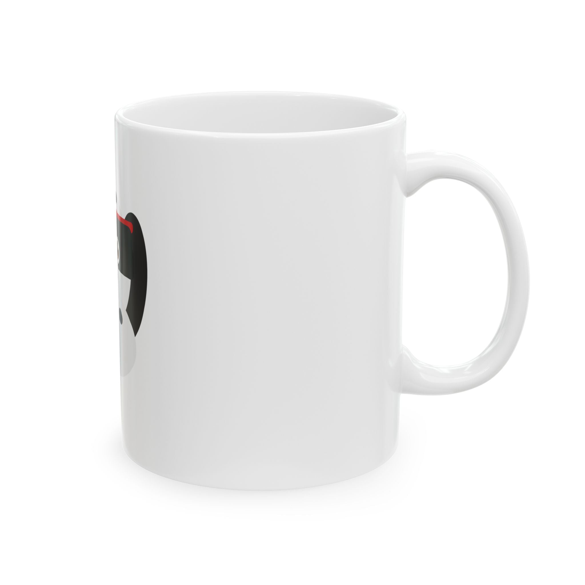 Dalmatian Ninja Dog Ceramic Mug | Cute Spotted Puppy Coffee Cup