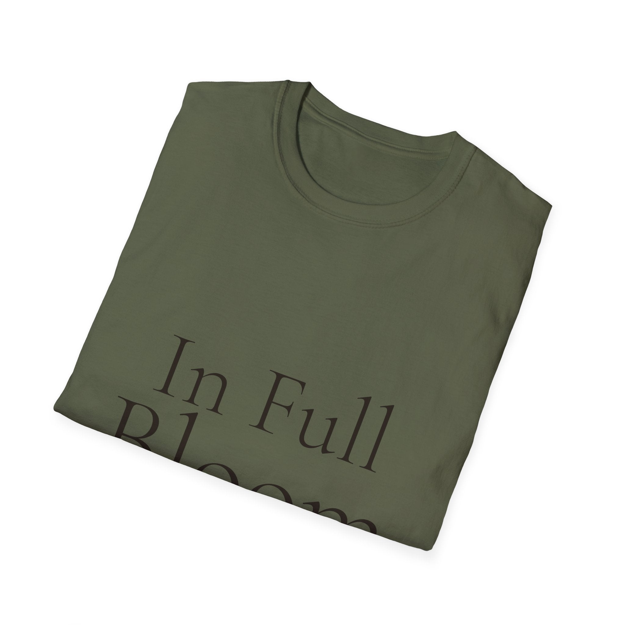 Spring Typography T-Shirt, In Full Bloom Garden Tee