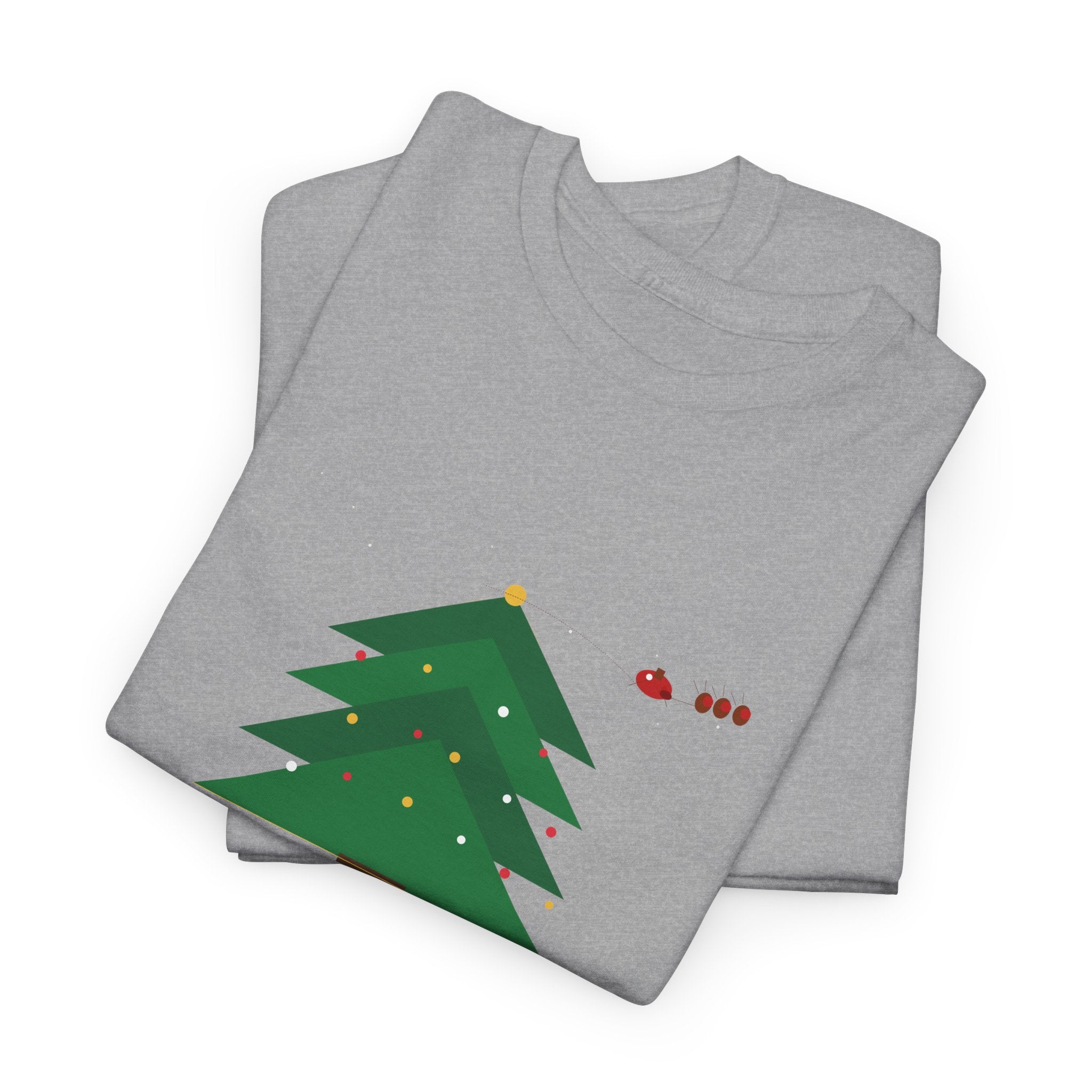 Merry Christmas Holiday Graphic T-Shirt | Festive Cotton Tee
