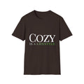 Fall Theme Minimalist Typography Graphic T-Shirt, Cozy Is a Lifestyle Tee