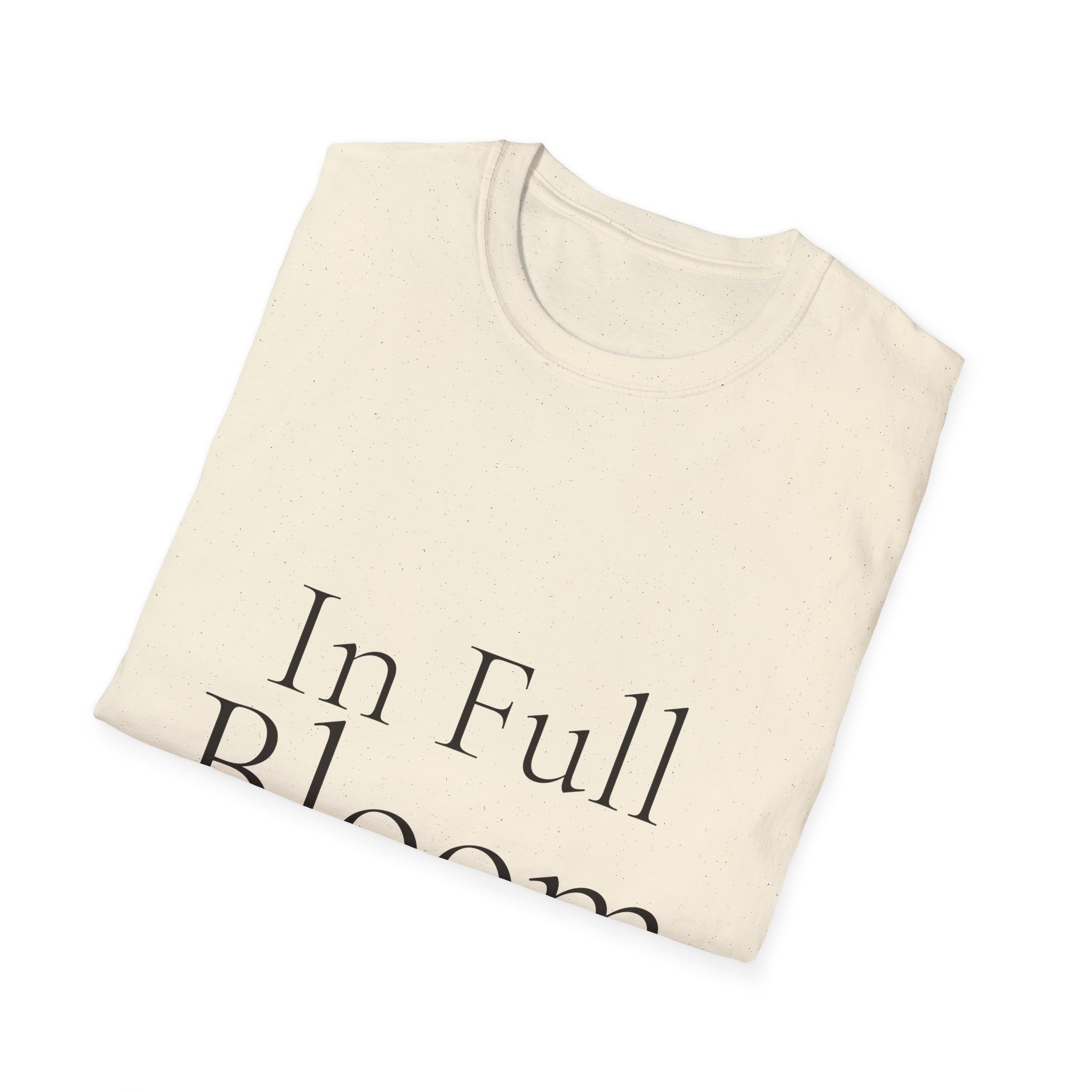 Spring Typography T-Shirt, In Full Bloom Garden Tee