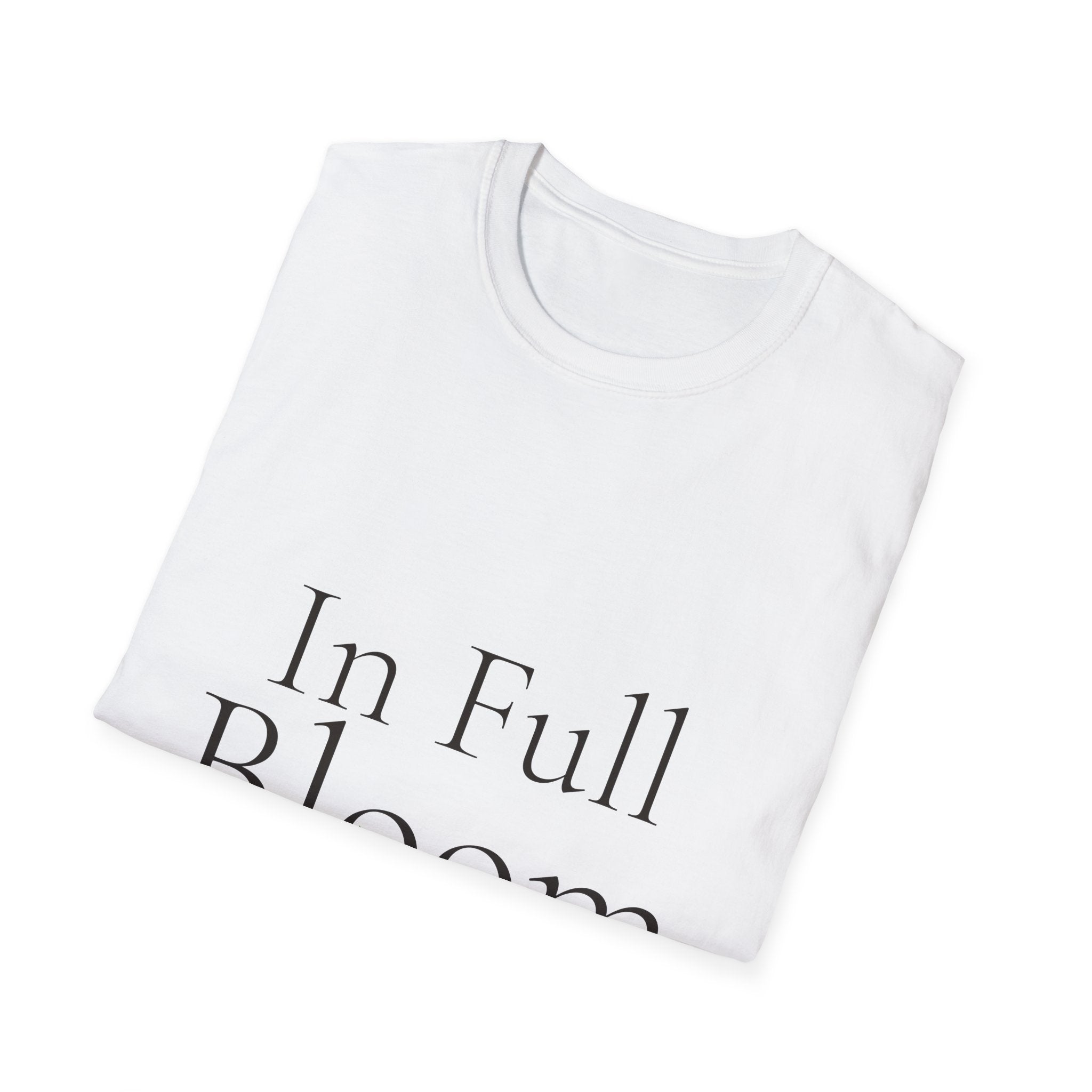 Spring Typography T-Shirt, In Full Bloom Garden Tee