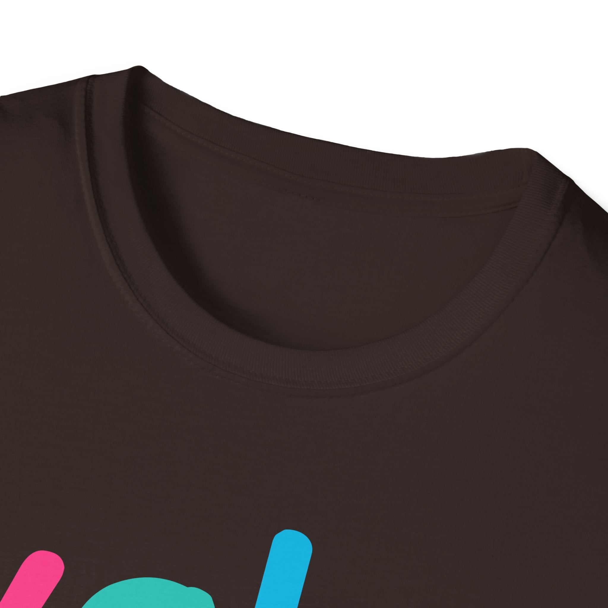 Colorful Theme Typography T-Shirt, Wake Me Graphic Tee