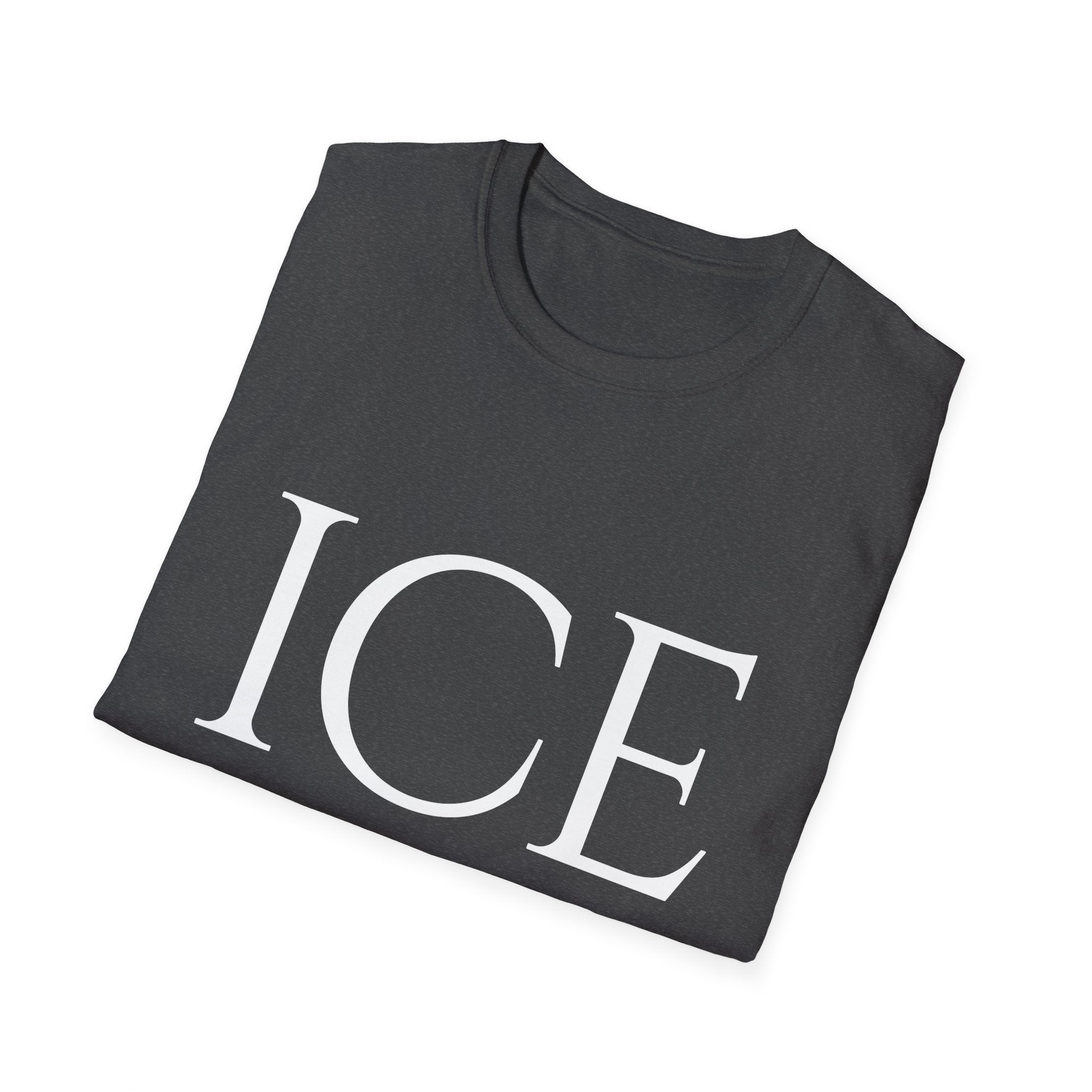 Winter Theme Minimalist Typography Graphic T-Shirt, Ice In My Veins Tee