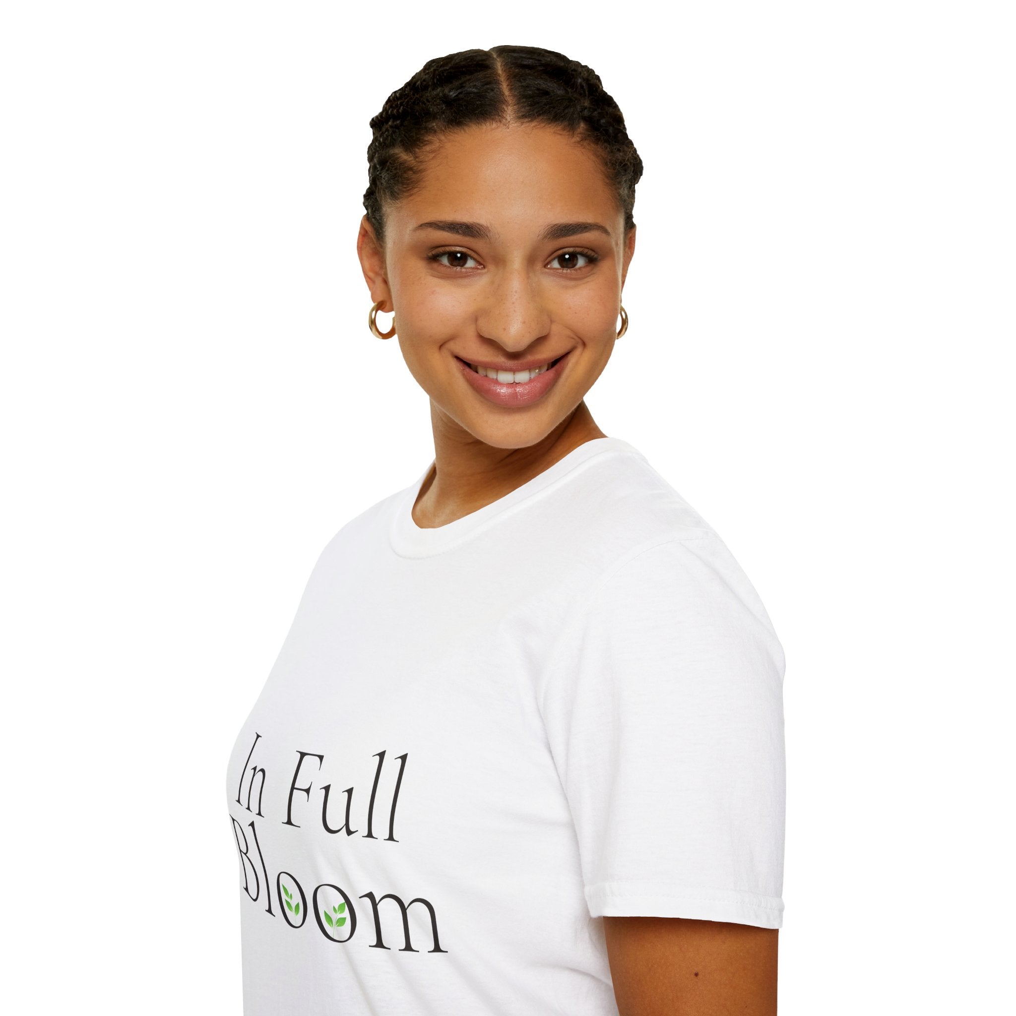 Spring Typography T-Shirt, In Full Bloom Garden Tee
