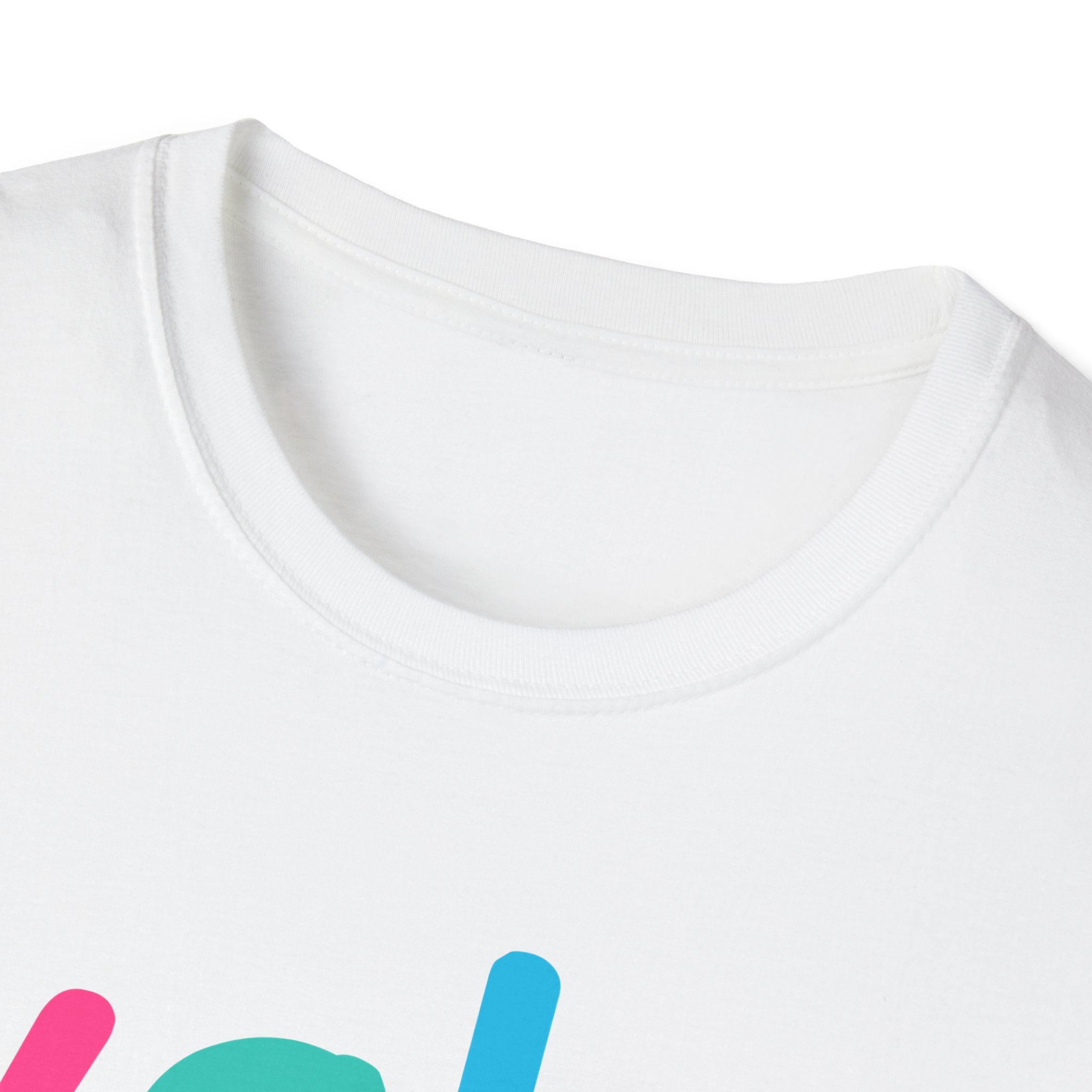 Colorful Theme Typography T-Shirt, Wake Me Graphic Tee