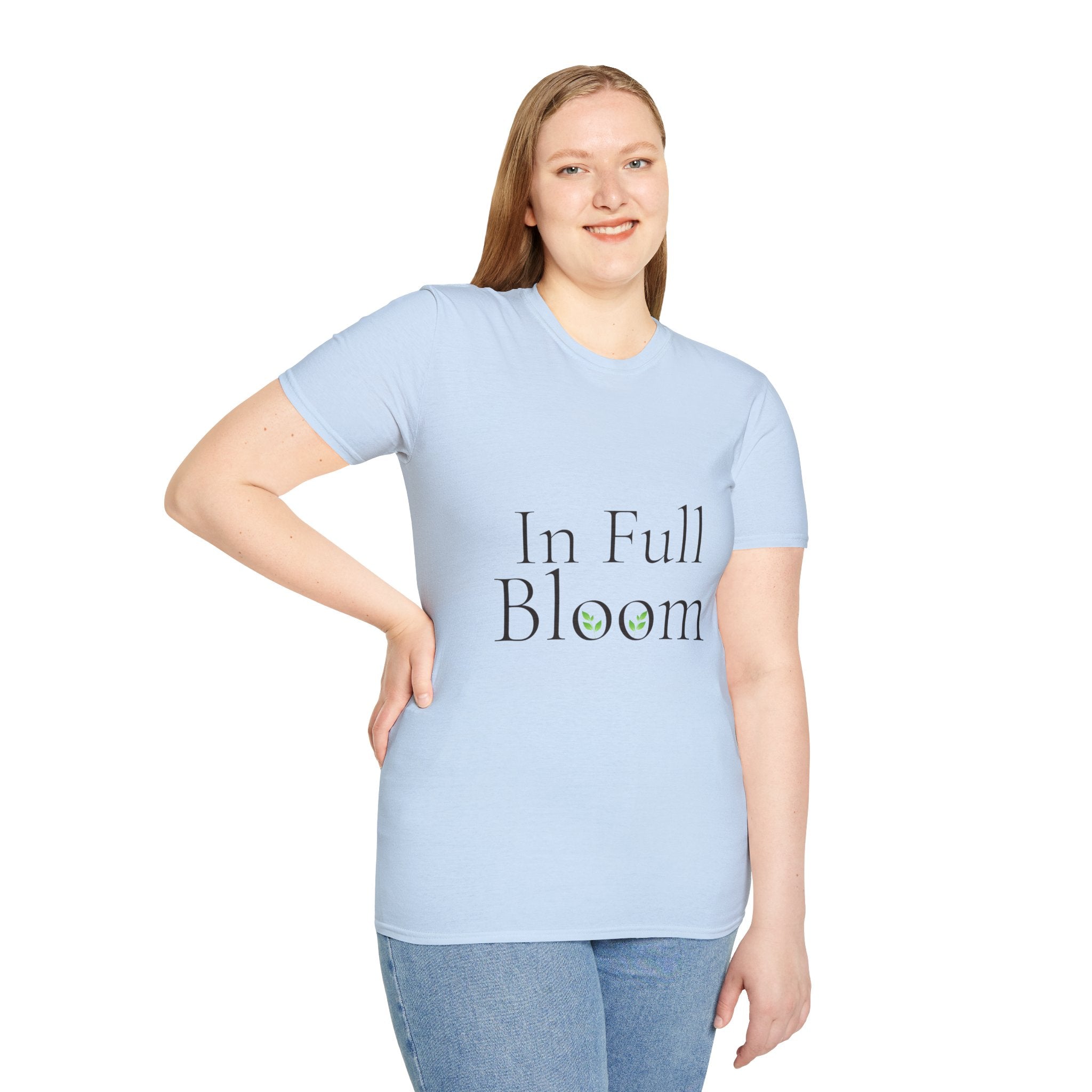 Spring Typography T-Shirt, In Full Bloom Garden Tee