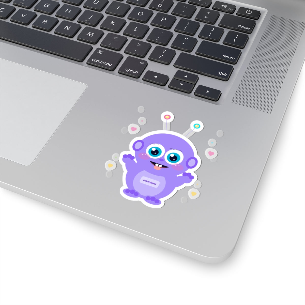 Cute Purple Alien Kawaii Digital Design Download - PNG, SVG, PDF
