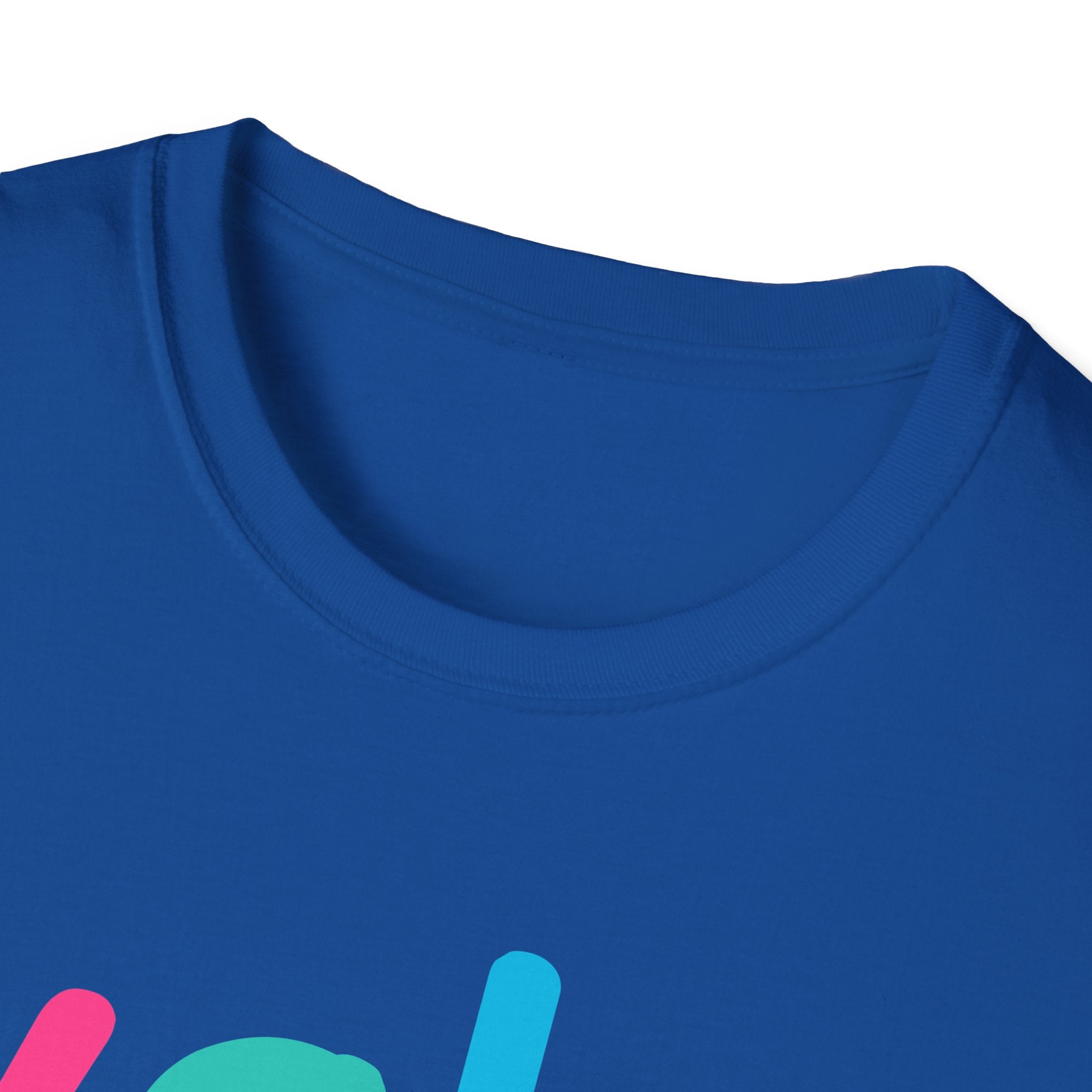 Colorful Theme Typography T-Shirt, Wake Me Graphic Tee