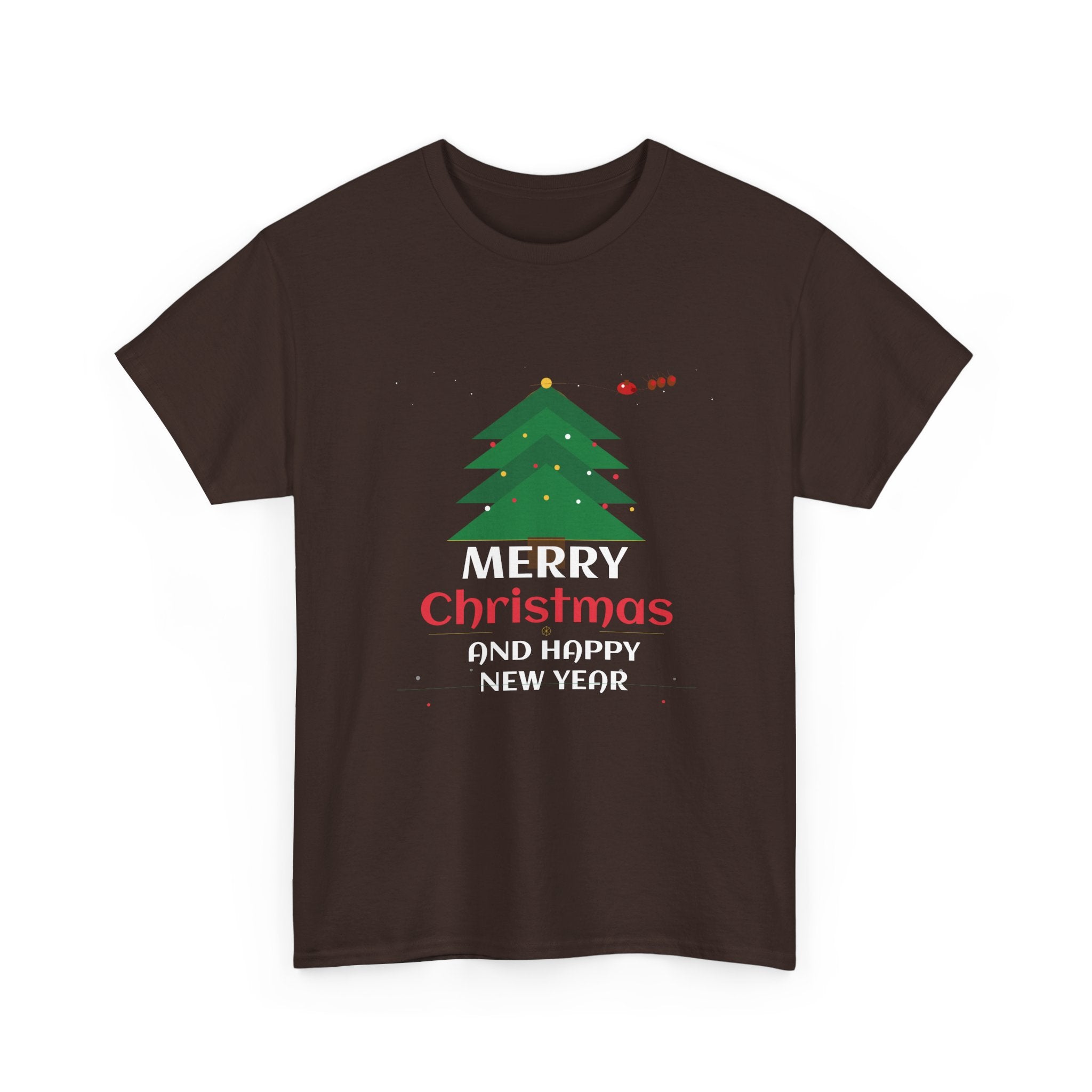 Merry Christmas Holiday Graphic T-Shirt | Festive Cotton Tee