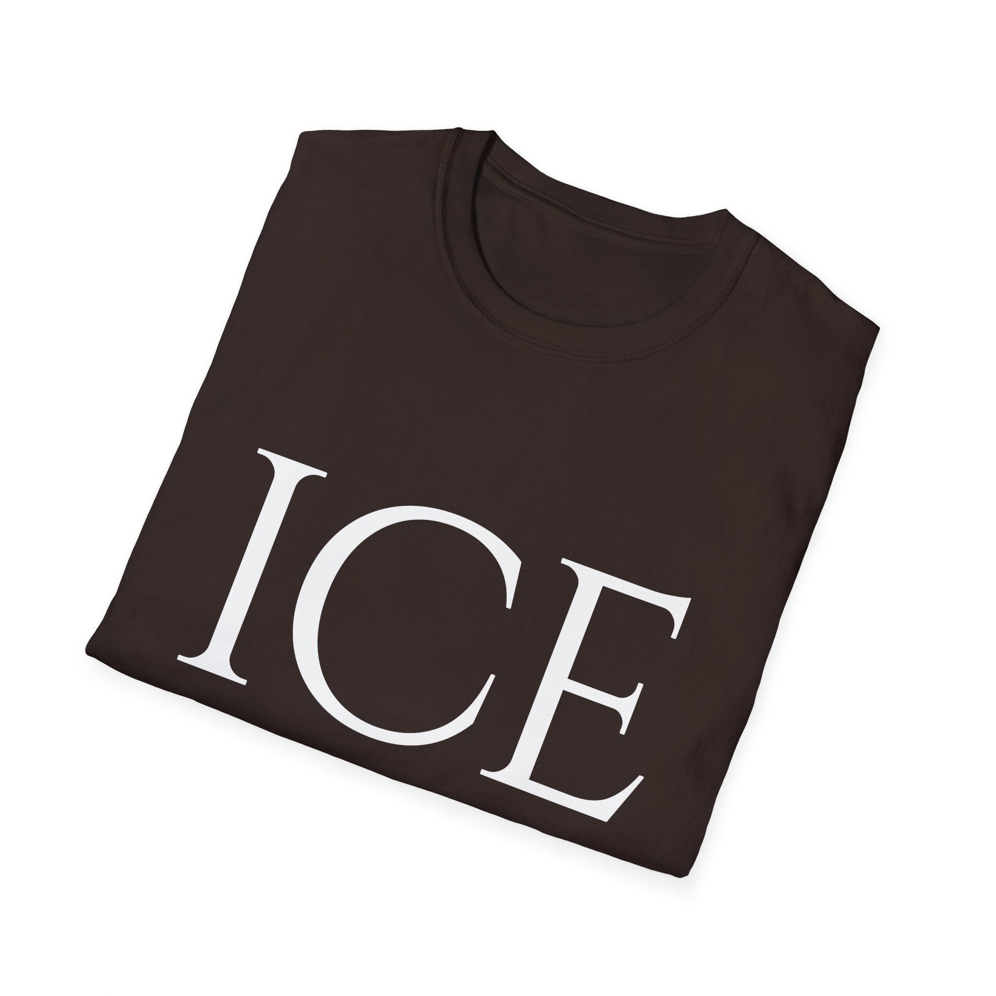 Winter Theme Minimalist Typography Graphic T-Shirt, Ice In My Veins Tee