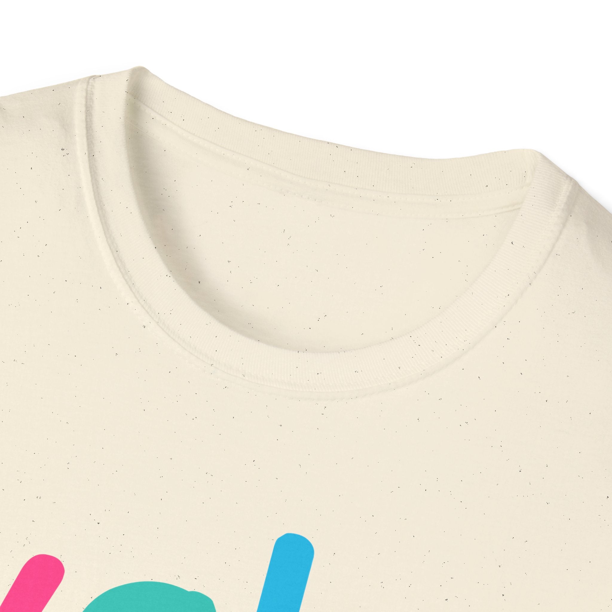 Colorful Theme Typography T-Shirt, Wake Me Graphic Tee