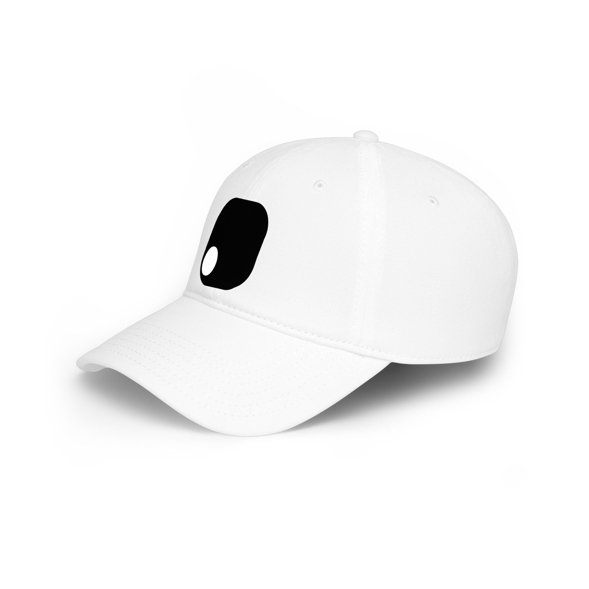 Minimalist Yin-Yang Square Cap | Low-Profile Baseball Hat