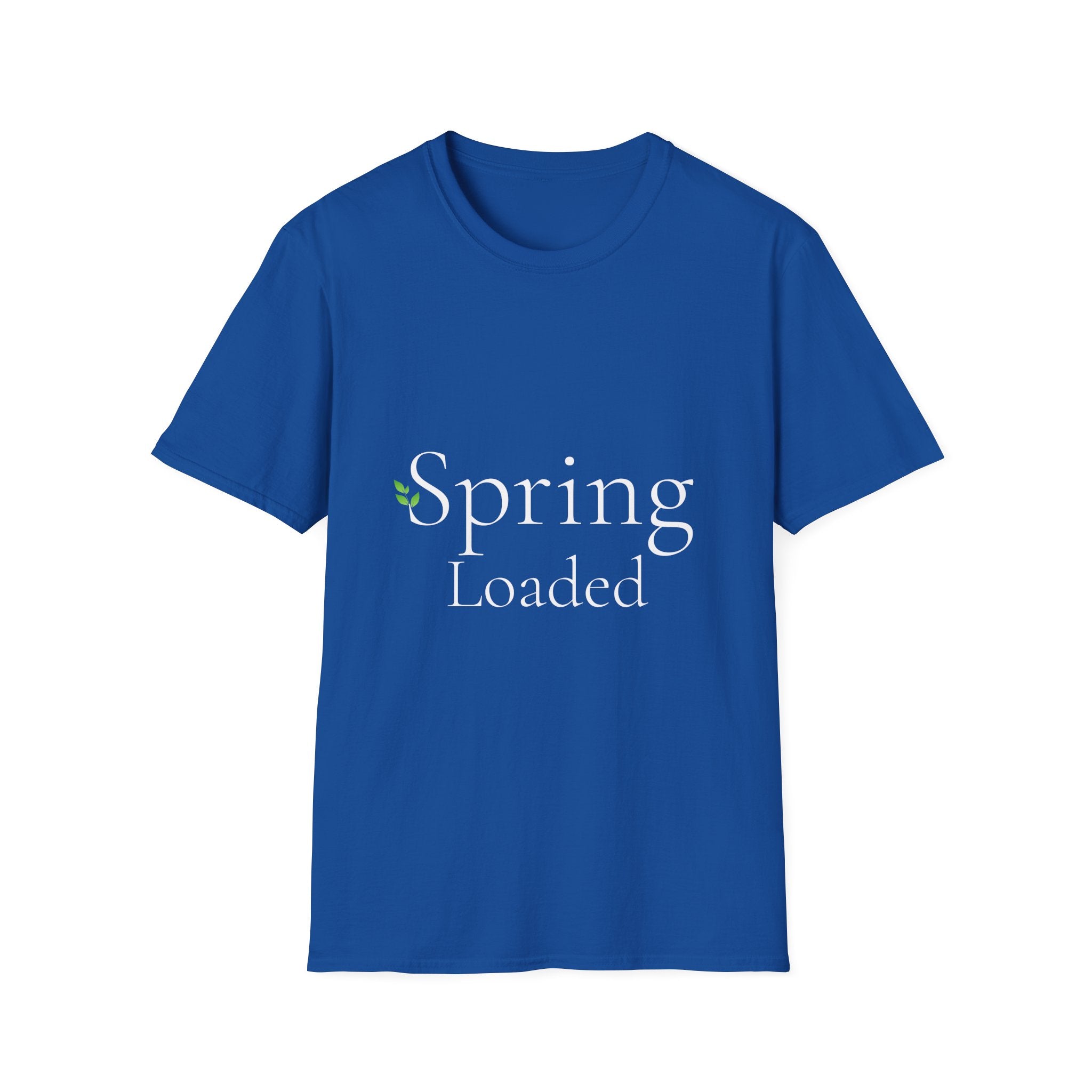Spring Theme Typography T-Shirt, Spring Loaded Garden Tee