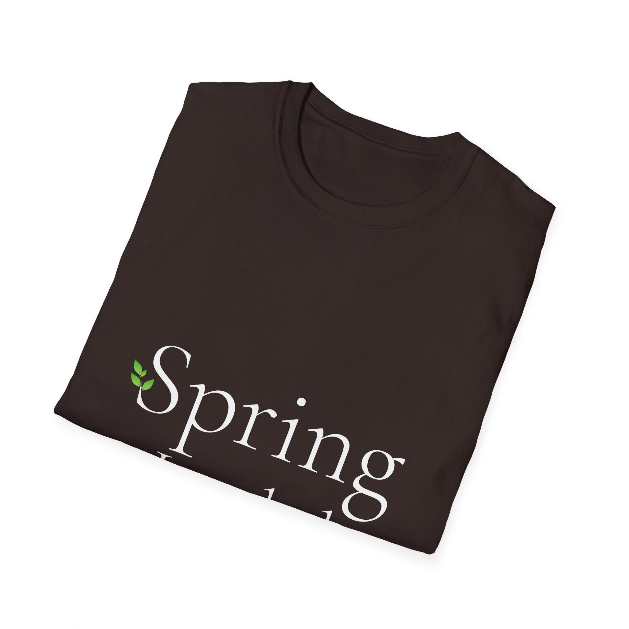 Spring Theme Typography T-Shirt, Spring Loaded Garden Tee