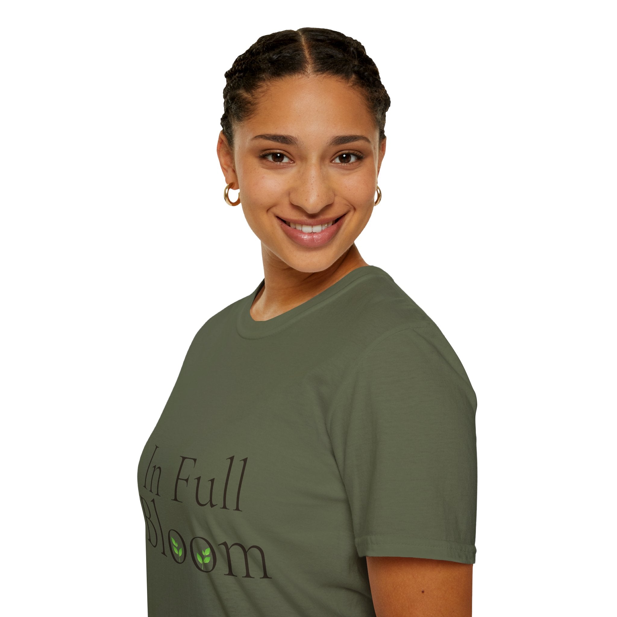 Spring Typography T-Shirt, In Full Bloom Garden Tee