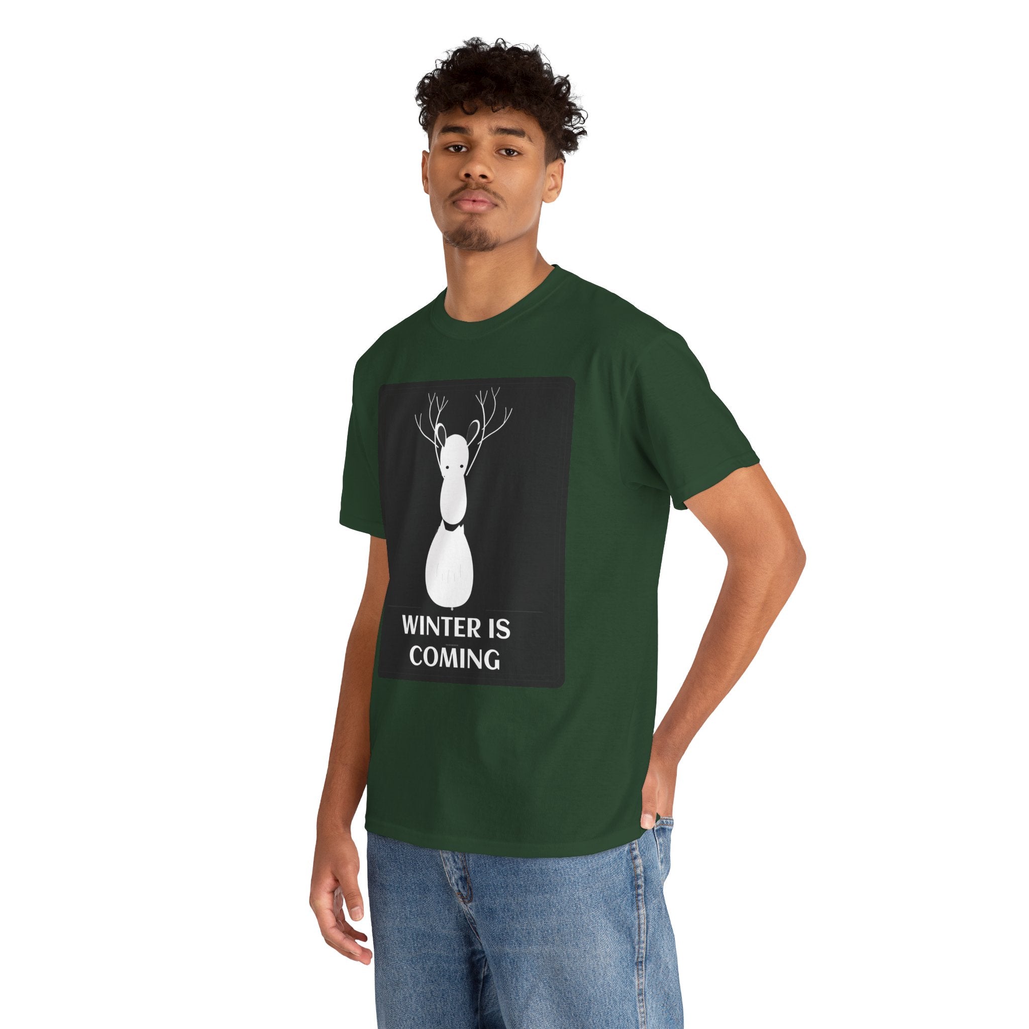 Winter Holiday Graphic T-Shirt | Cozy Snowy Cotton Tee