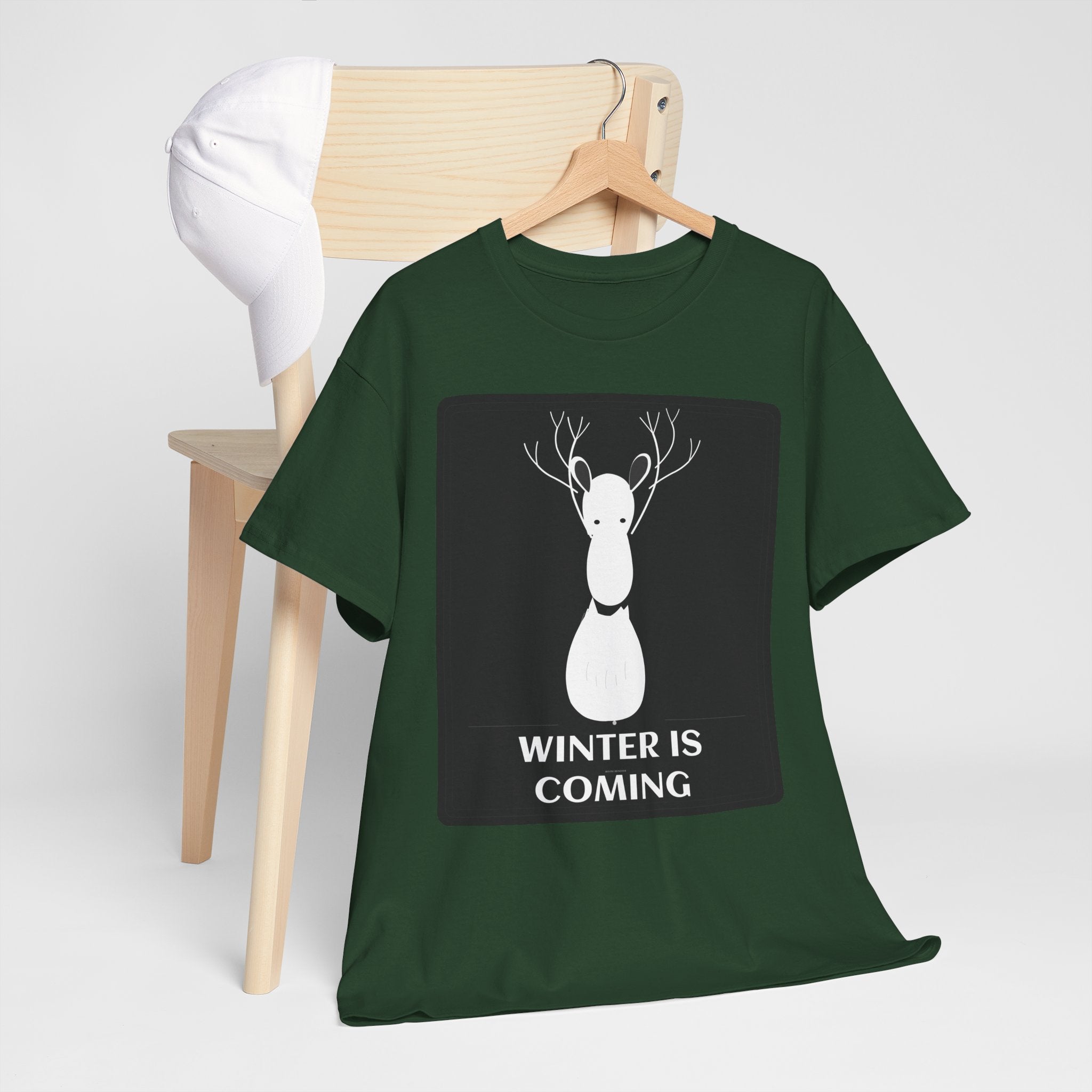 Winter Holiday Graphic T-Shirt | Cozy Snowy Cotton Tee