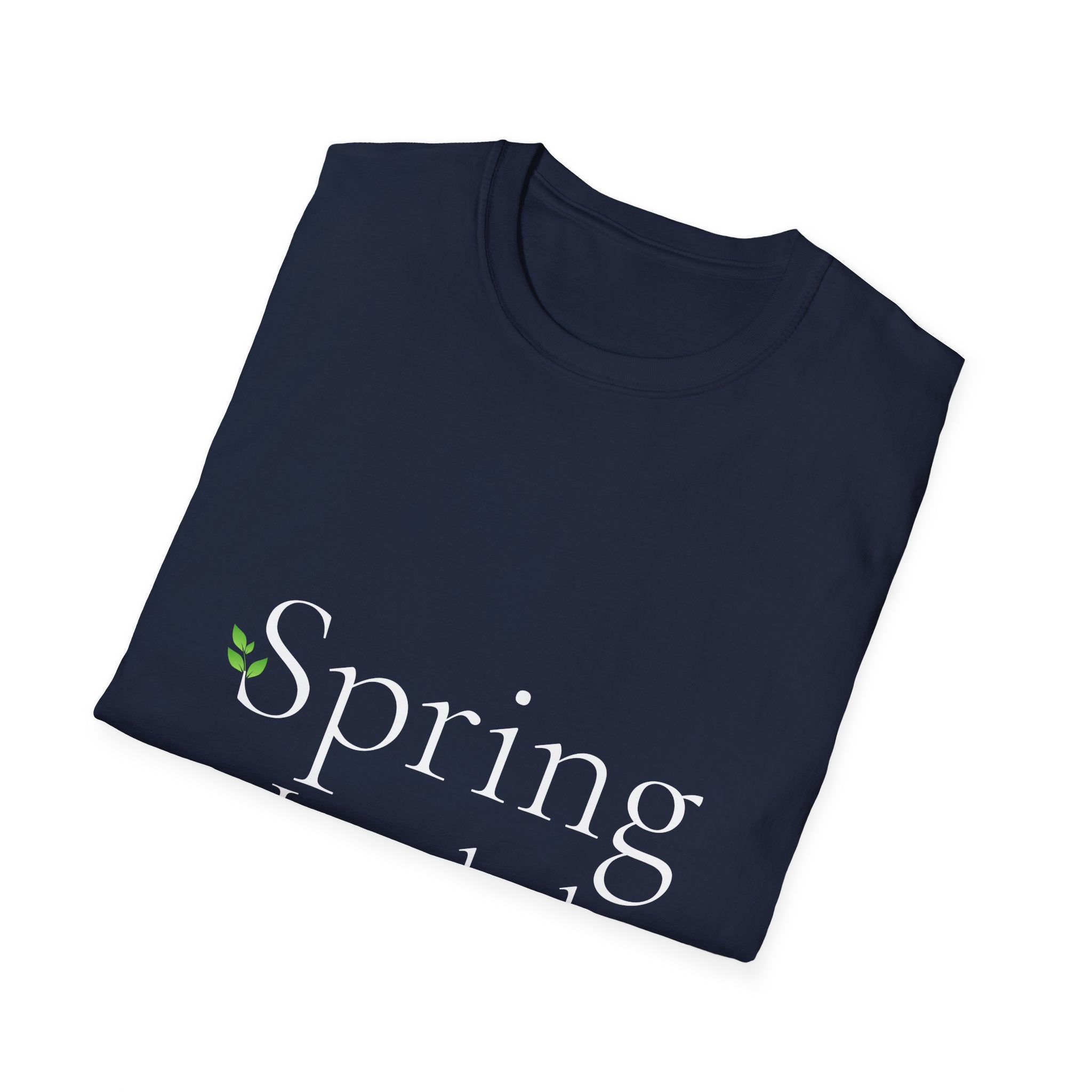 Spring Theme Typography T-Shirt, Spring Loaded Garden Tee