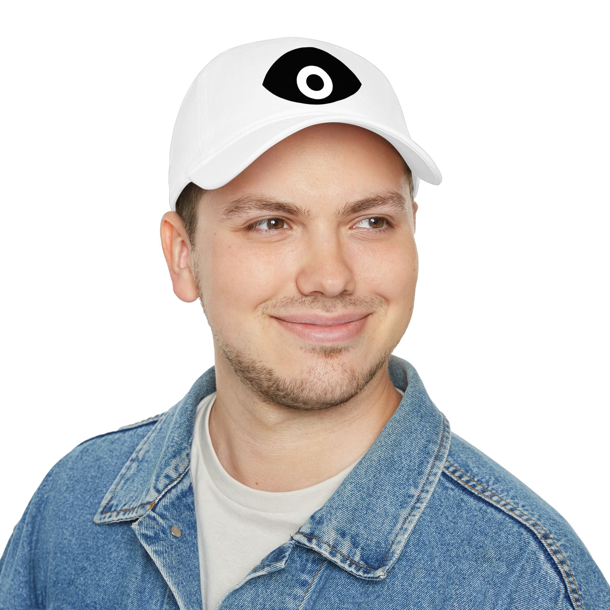Evil Eye Embroidered Cap | Minimal Protective Symbol Baseball Hat