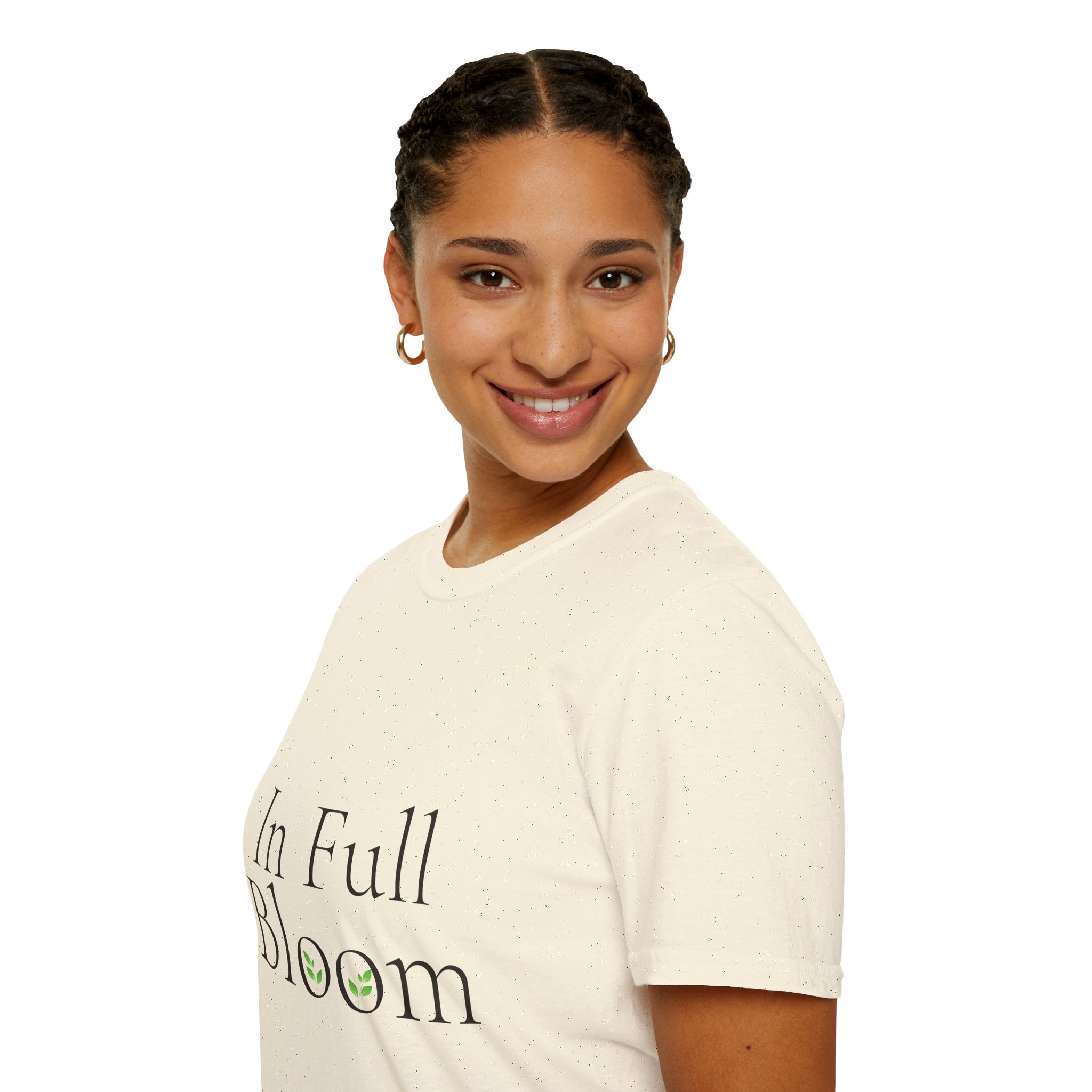 Spring Typography T-Shirt, In Full Bloom Garden Tee
