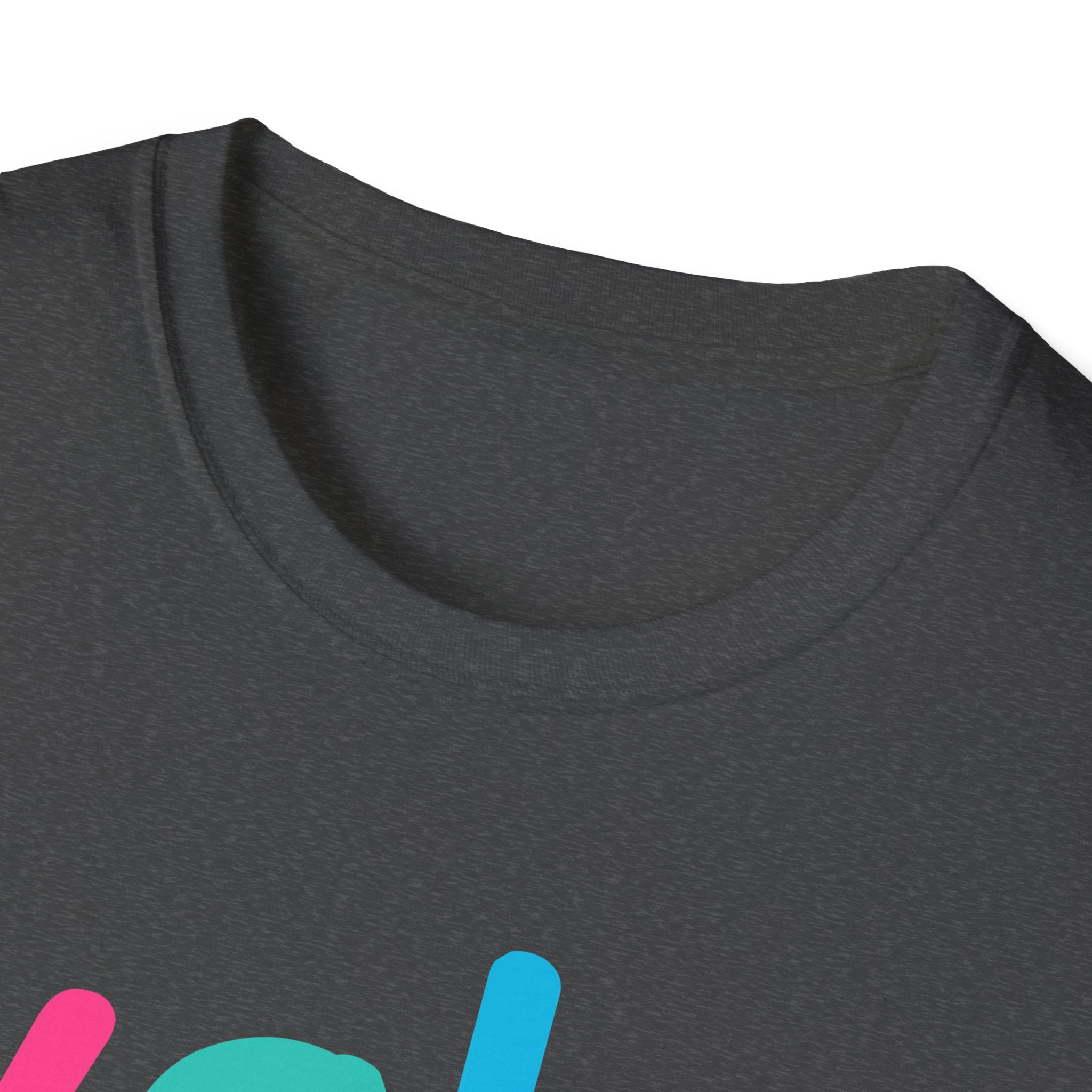Colorful Theme Typography T-Shirt, Wake Me Graphic Tee